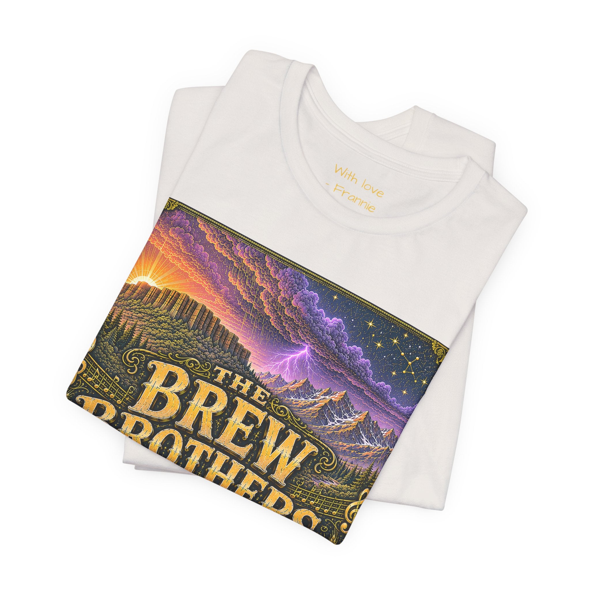 Brew Brother - Family Rebellion tour tee | Concert Poster T-shirt, Acoustic Folk Design