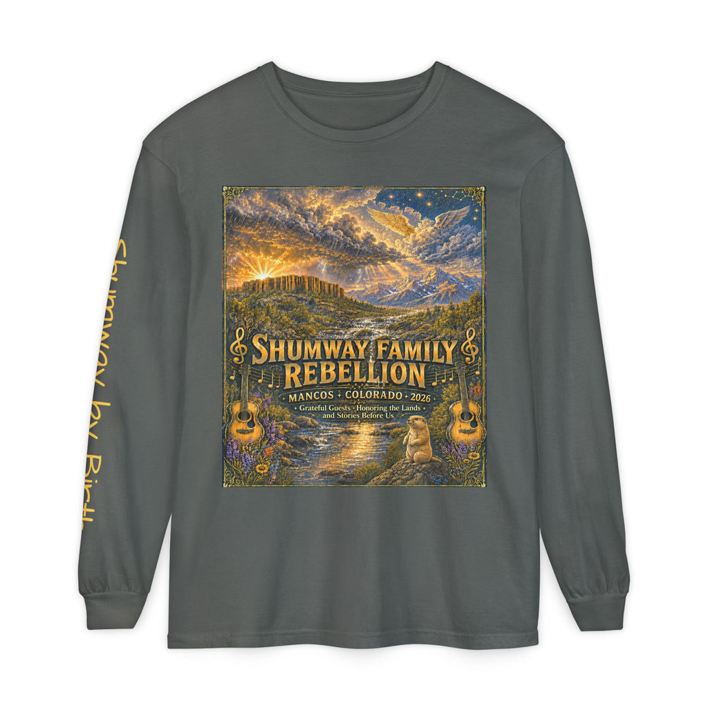 Shumway by Birth Family Rebellion Tour Long Sleeve Shirt | Band Poster Tee