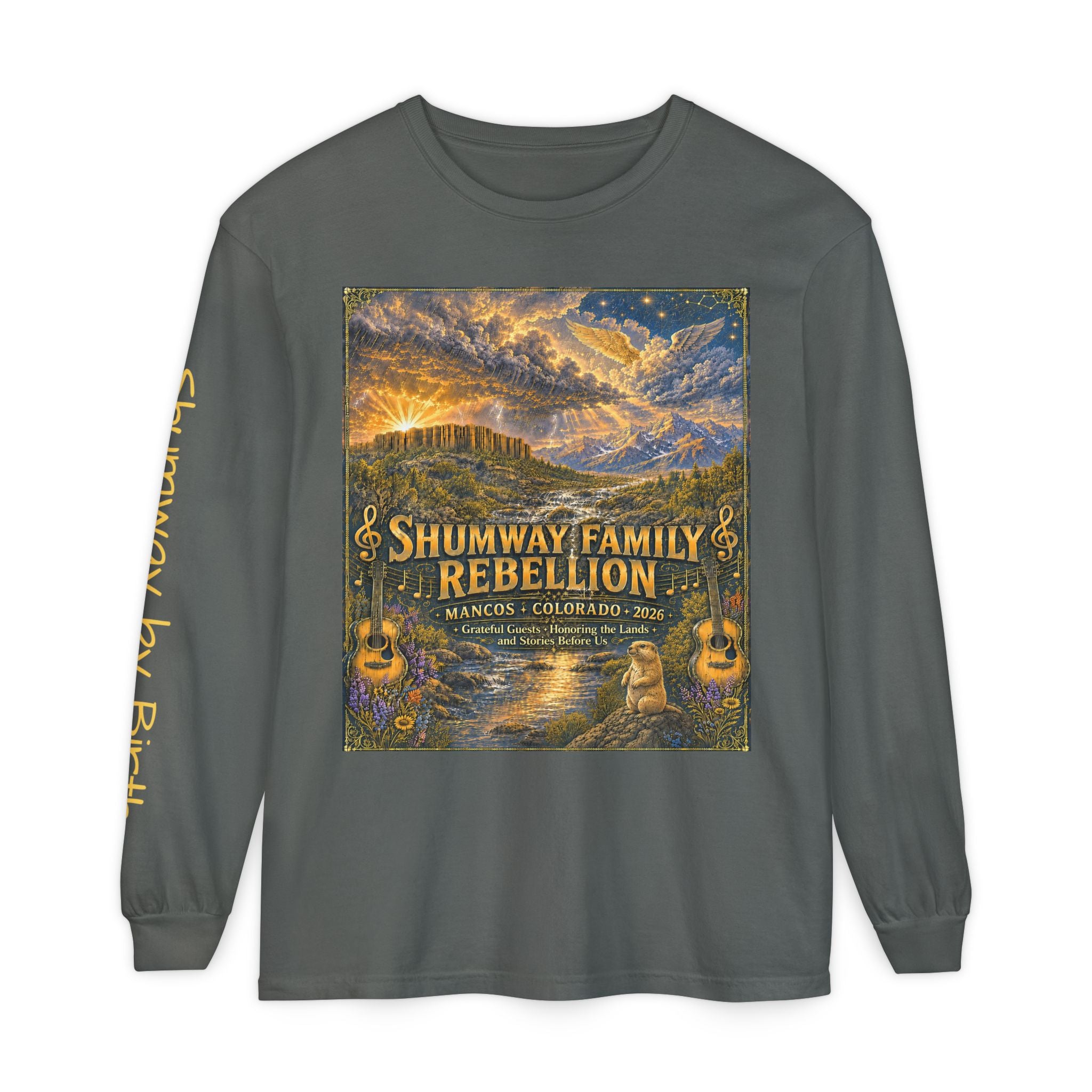 Shumway by Birth Family Rebellion Tour Long Sleeve Shirt | Band Poster Tee