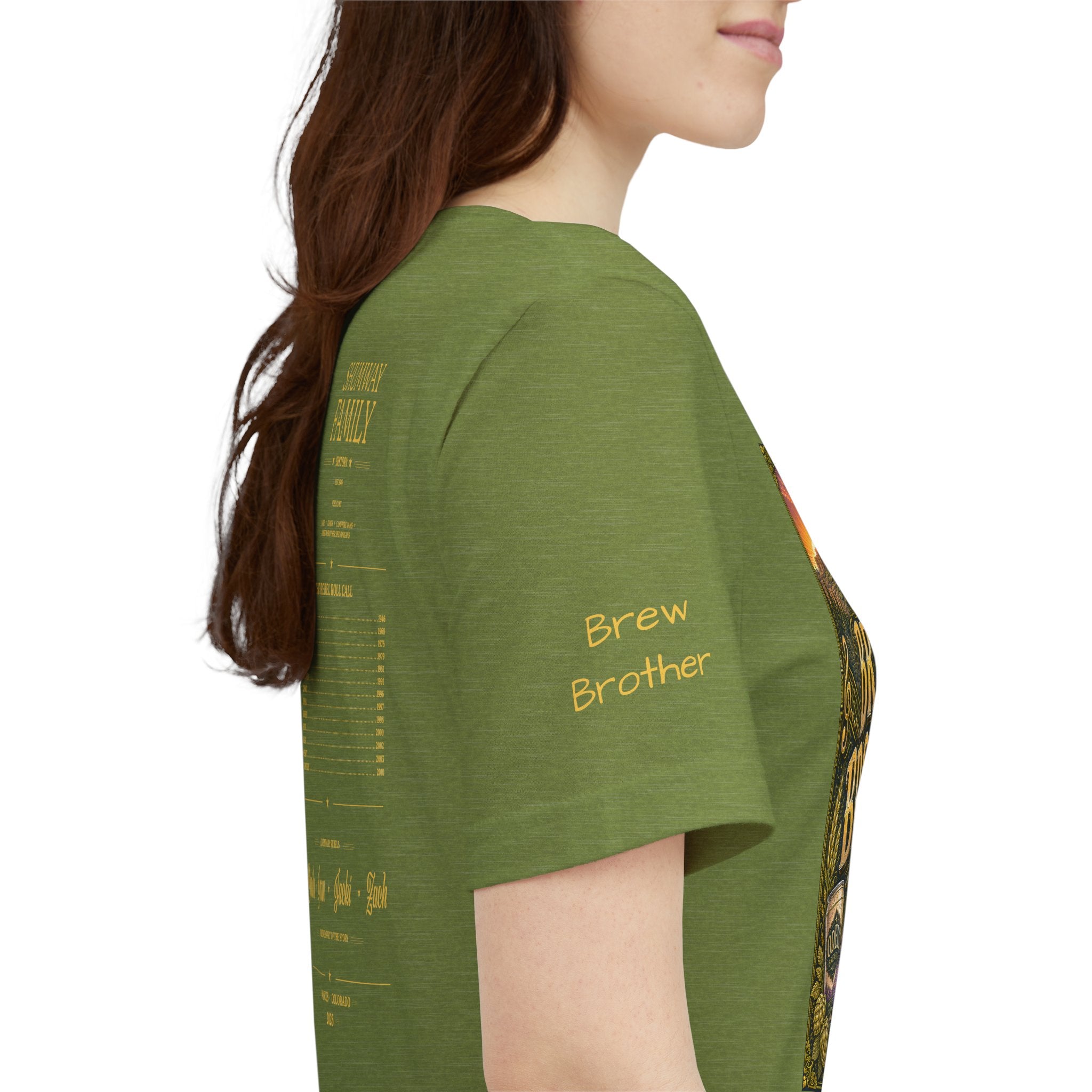 Brew Brother - Family Rebellion tour tee | Concert Poster T-shirt, Acoustic Folk Design