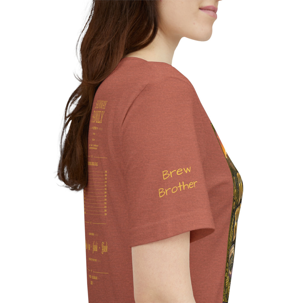 Brew Brother - Family Rebellion tour tee | Concert Poster T-shirt, Acoustic Folk Design