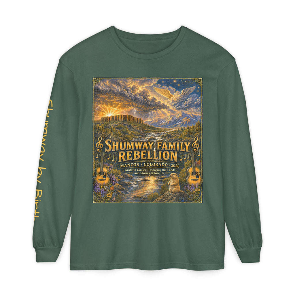 Shumway by Birth Family Rebellion Tour Long Sleeve Shirt | Band Poster Tee