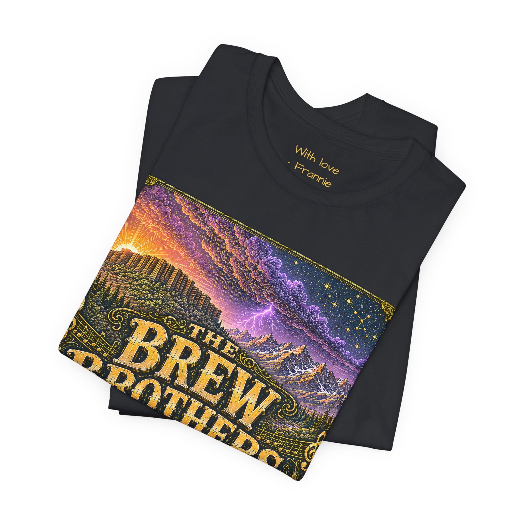 Brew Brother - Family Rebellion tour tee | Concert Poster T-shirt, Acoustic Folk Design