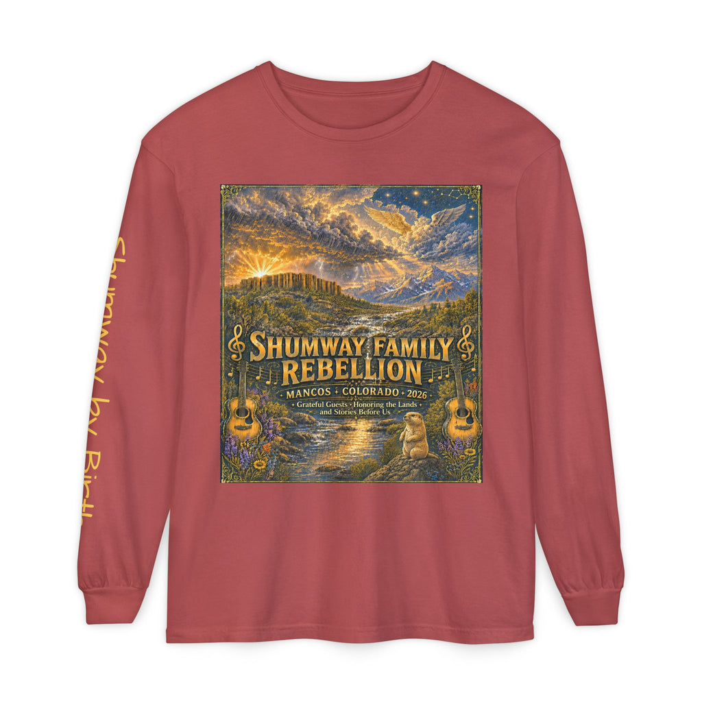 Shumway by Birth Family Rebellion Tour Long Sleeve Shirt | Band Poster Tee