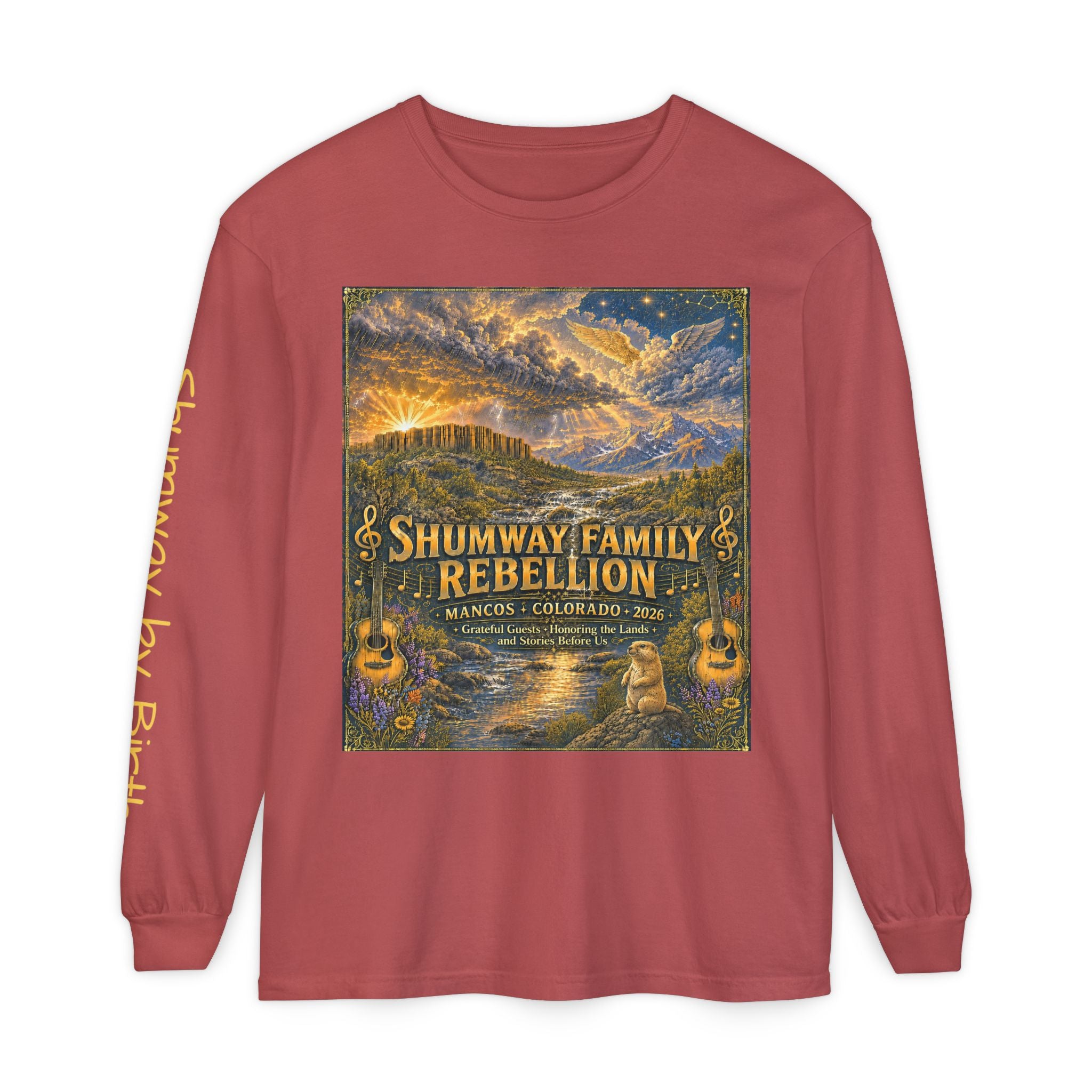 Shumway by Birth Family Rebellion Tour Long Sleeve Shirt | Band Poster Tee