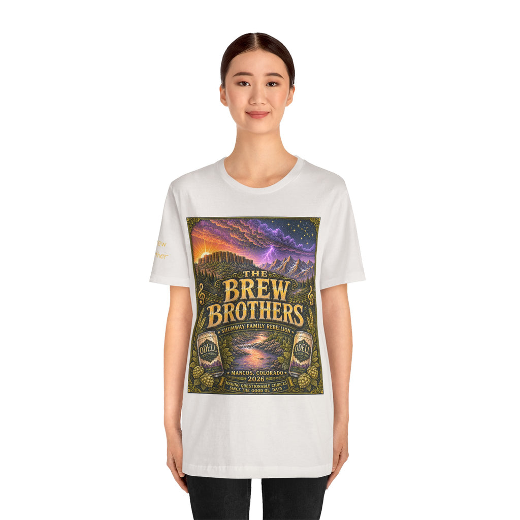 Brew Brother - Family Rebellion tour tee | Concert Poster T-shirt, Acoustic Folk Design