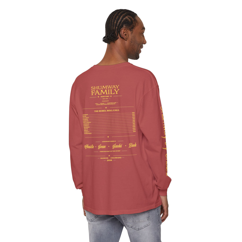 Shumway by Choice Family Rebellion Tour Long Sleeve Shirt | Band Poster Tee