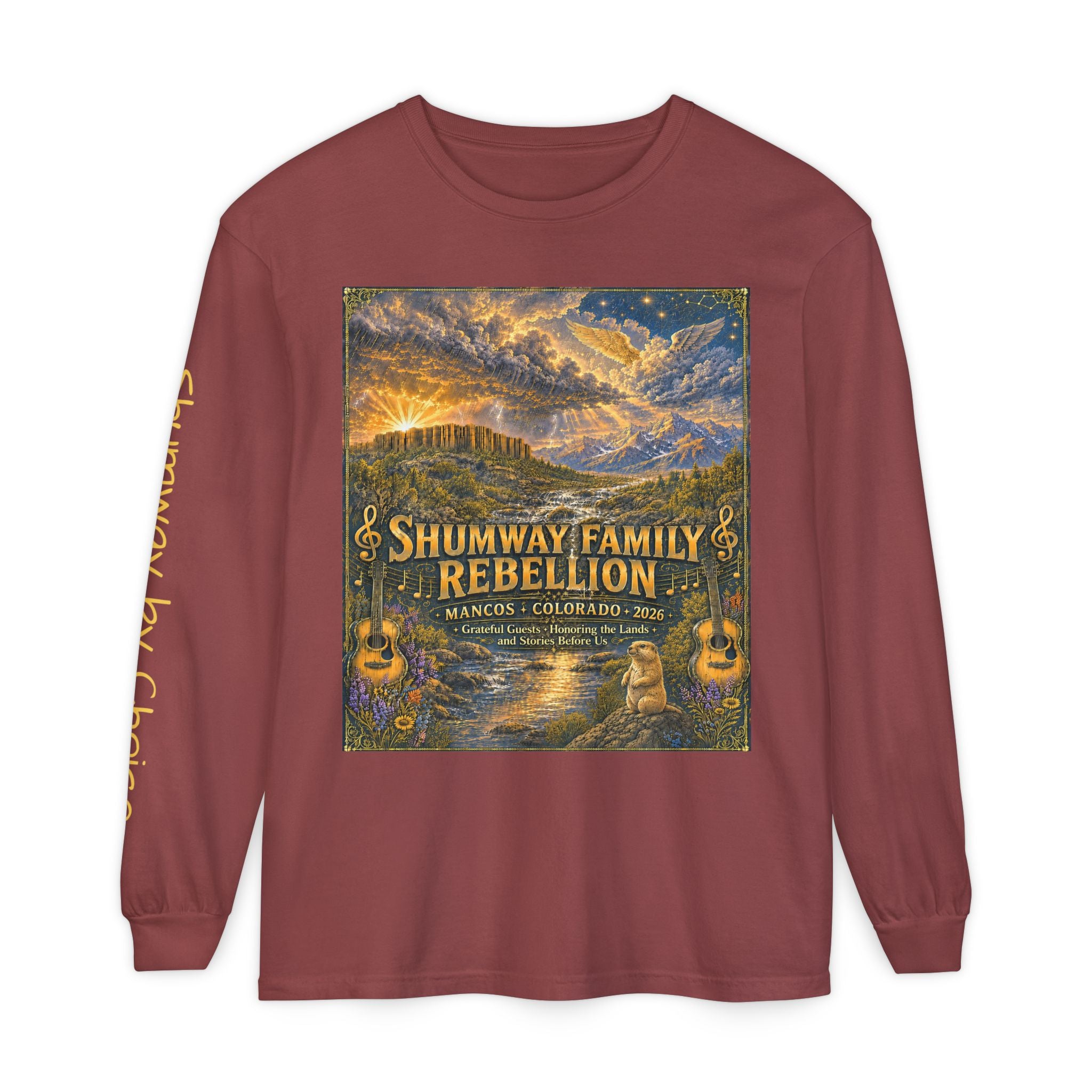 Shumway by Choice Family Rebellion Tour Long Sleeve Shirt | Band Poster Tee