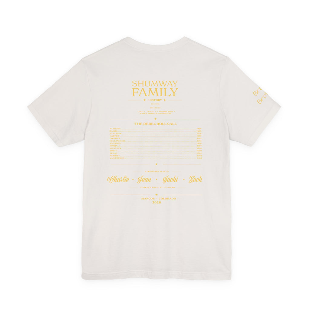 Brew Brother - Family Rebellion tour tee | Concert Poster T-shirt, Acoustic Folk Design