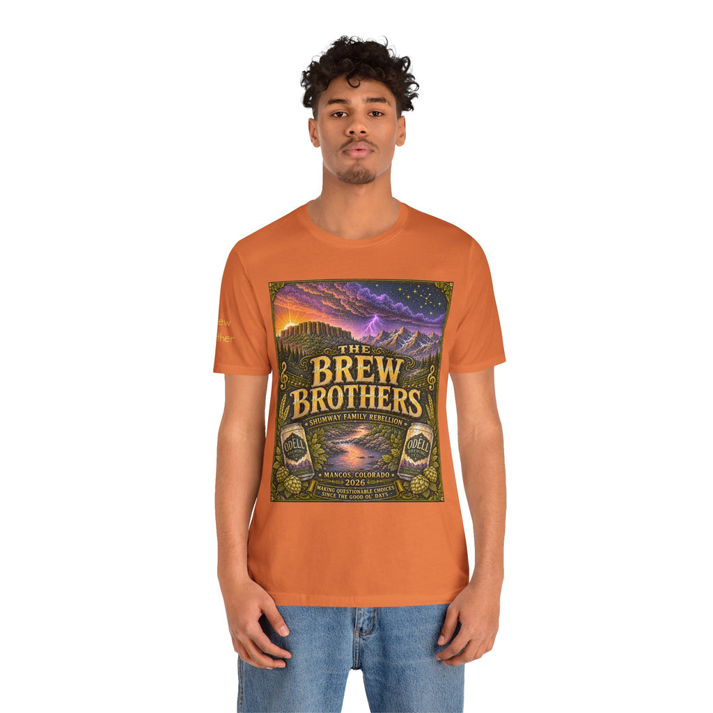 Brew Brother - Family Rebellion tour tee | Concert Poster T-shirt, Acoustic Folk Design