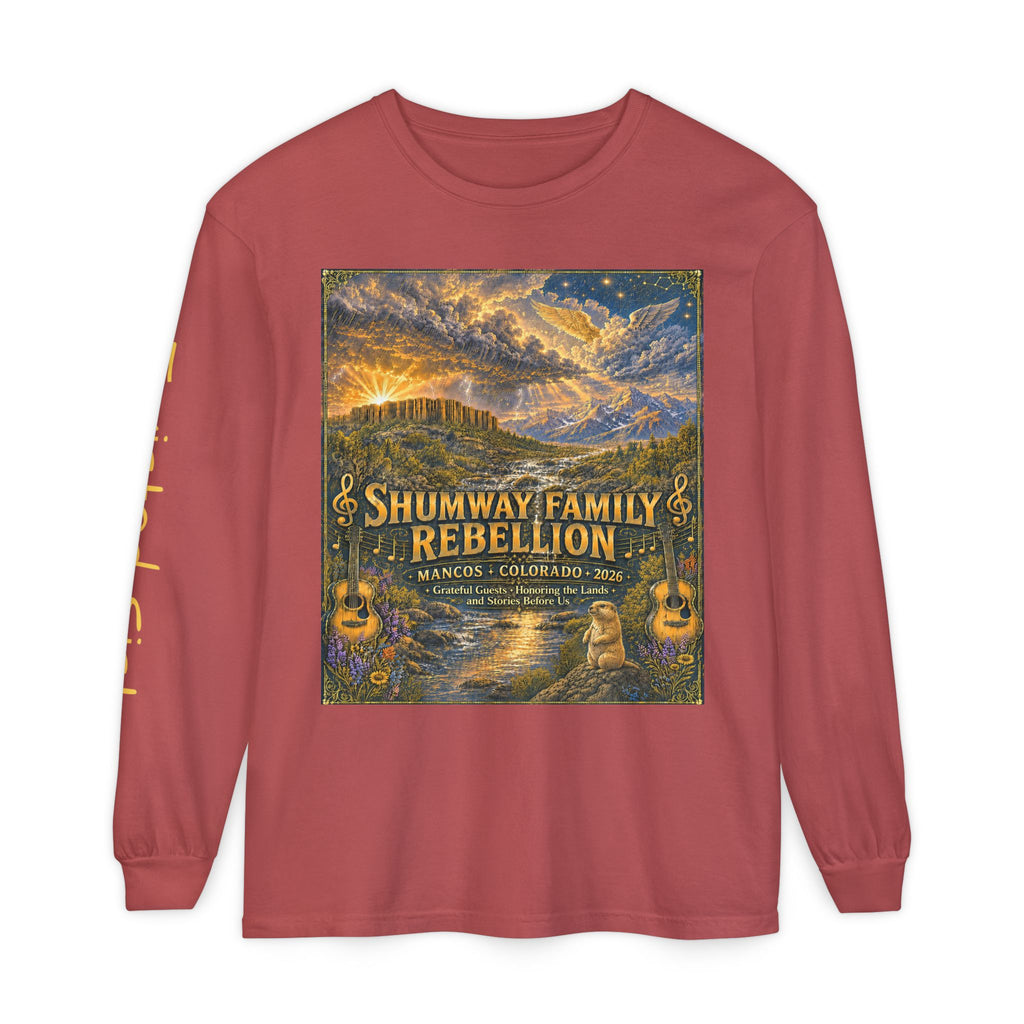 Twisted Sister - Shumway by Choice Family Rebellion Tour Long Sleeve Shirt | Band Poster Tee