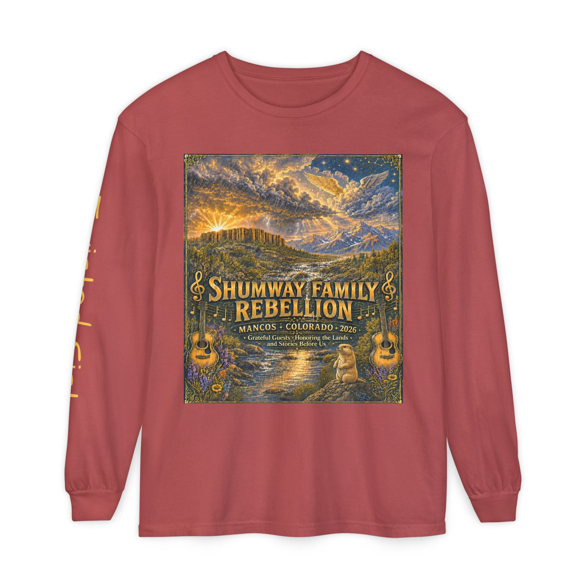 Twisted Sister - Shumway by Choice Family Rebellion Tour Long Sleeve Shirt | Band Poster Tee