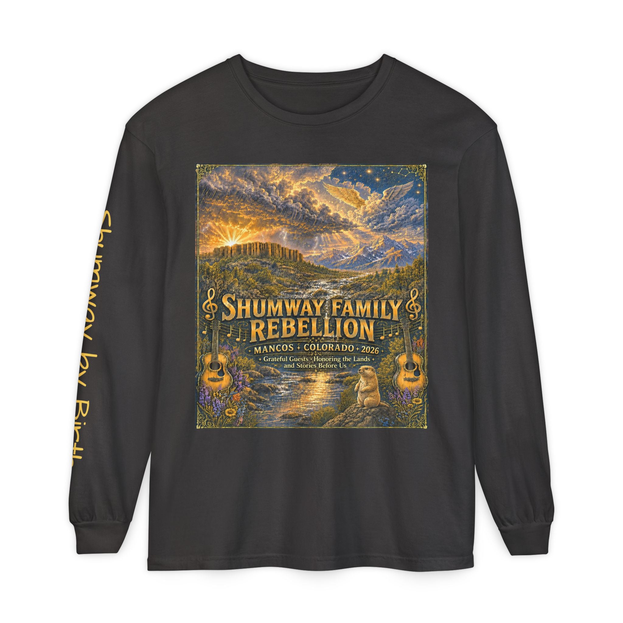 Shumway by Birth Family Rebellion Tour Long Sleeve Shirt | Band Poster Tee