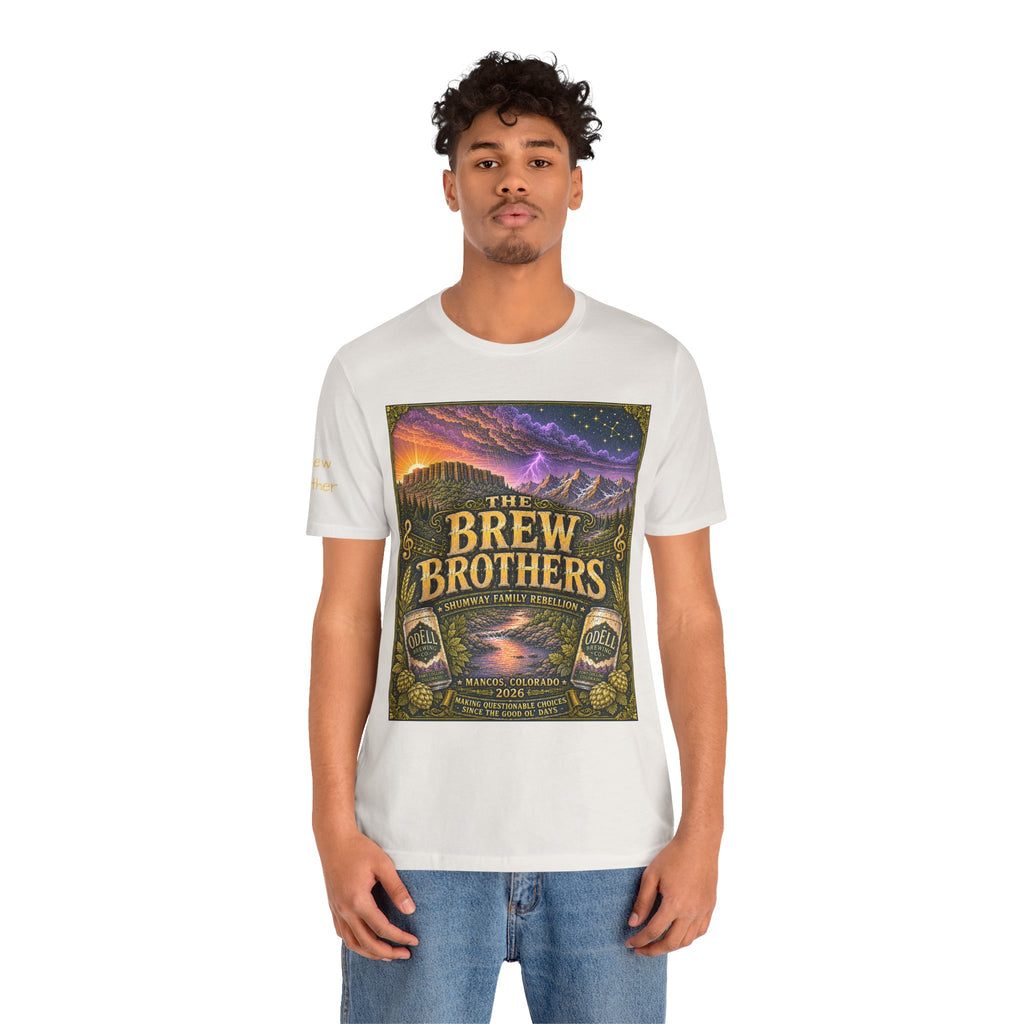 Brew Brother - Family Rebellion tour tee | Concert Poster T-shirt, Acoustic Folk Design