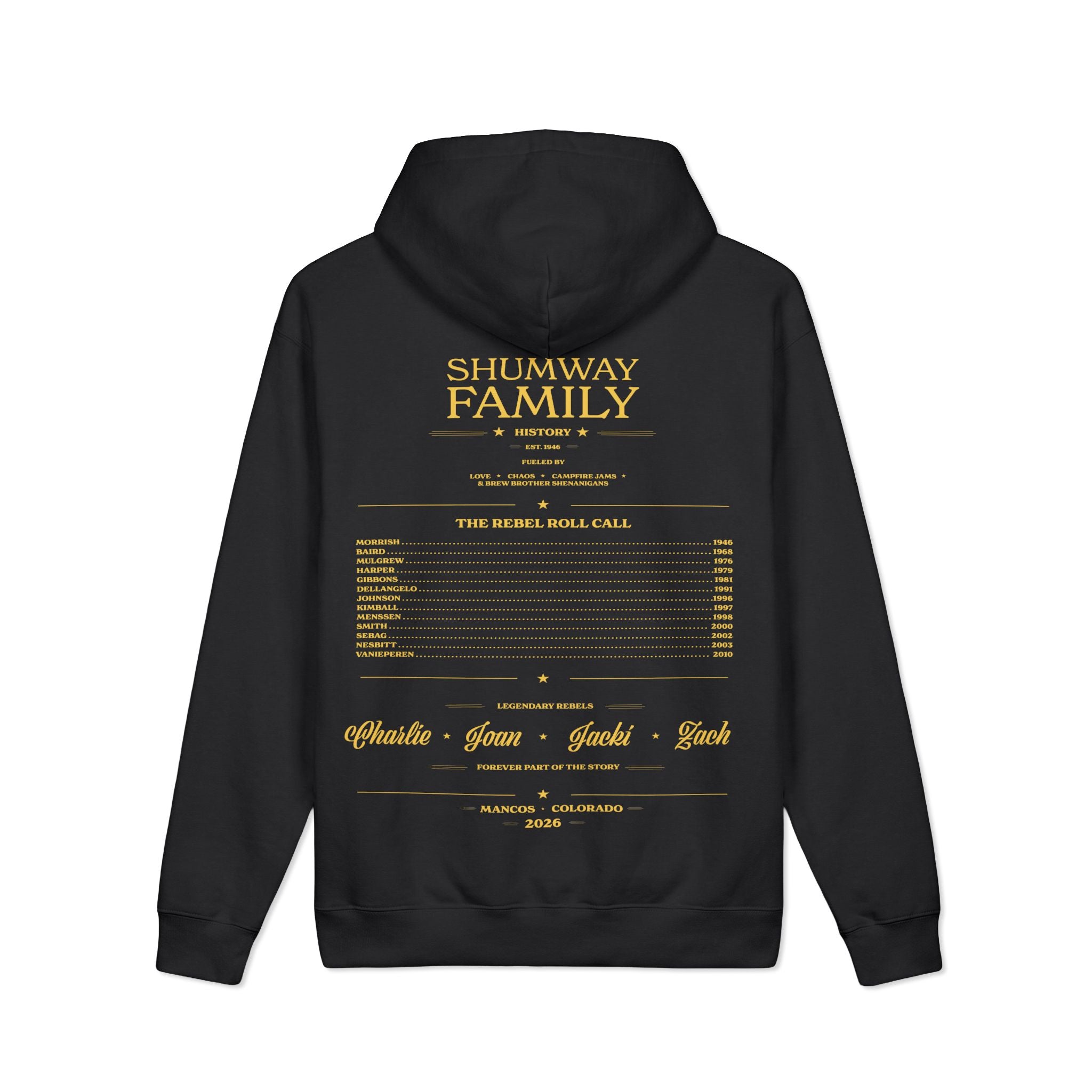 The Twisted Sisters Flower Shumway Family Rebellion Hoodie | Vintage Landscape Illustration