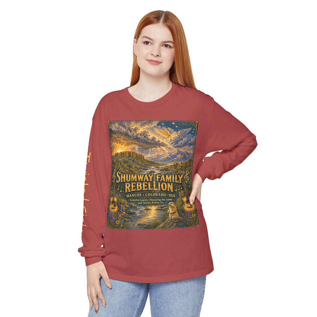 Twisted Sister - Shumway by Choice Family Rebellion Tour Long Sleeve Shirt | Band Poster Tee