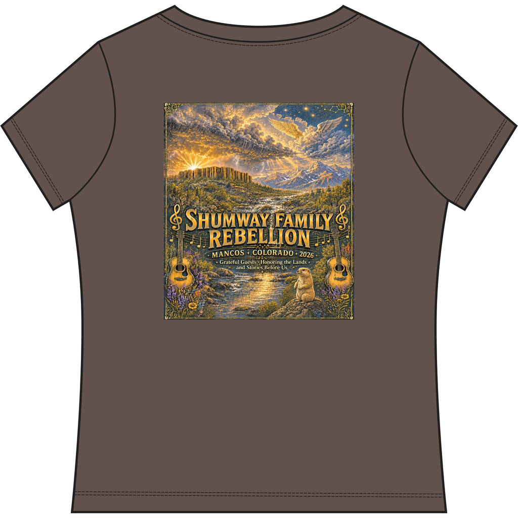 Shumway Family Rebellion Tee Women’s V-Neck