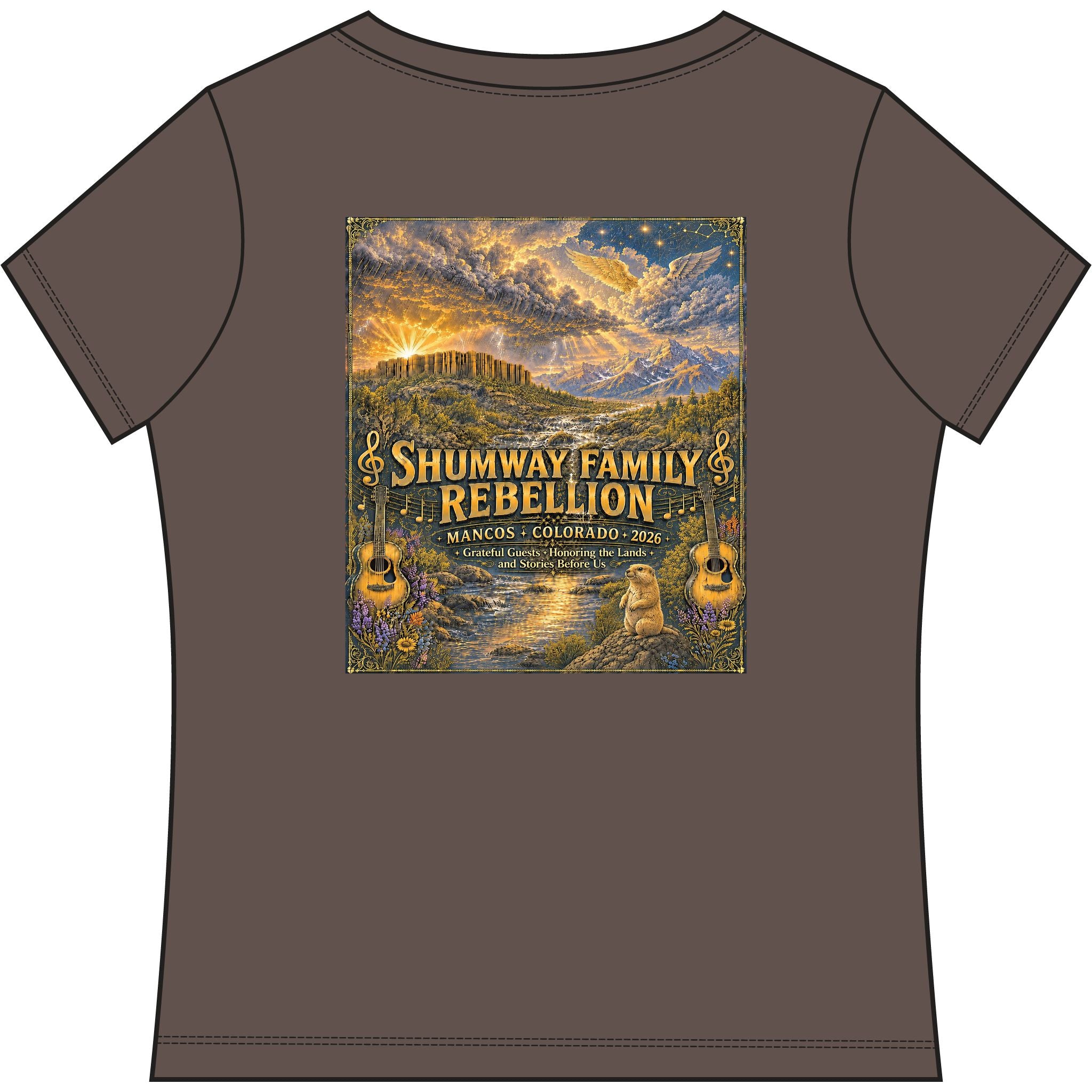 Shumway Family Rebellion Tee Women’s V-Neck