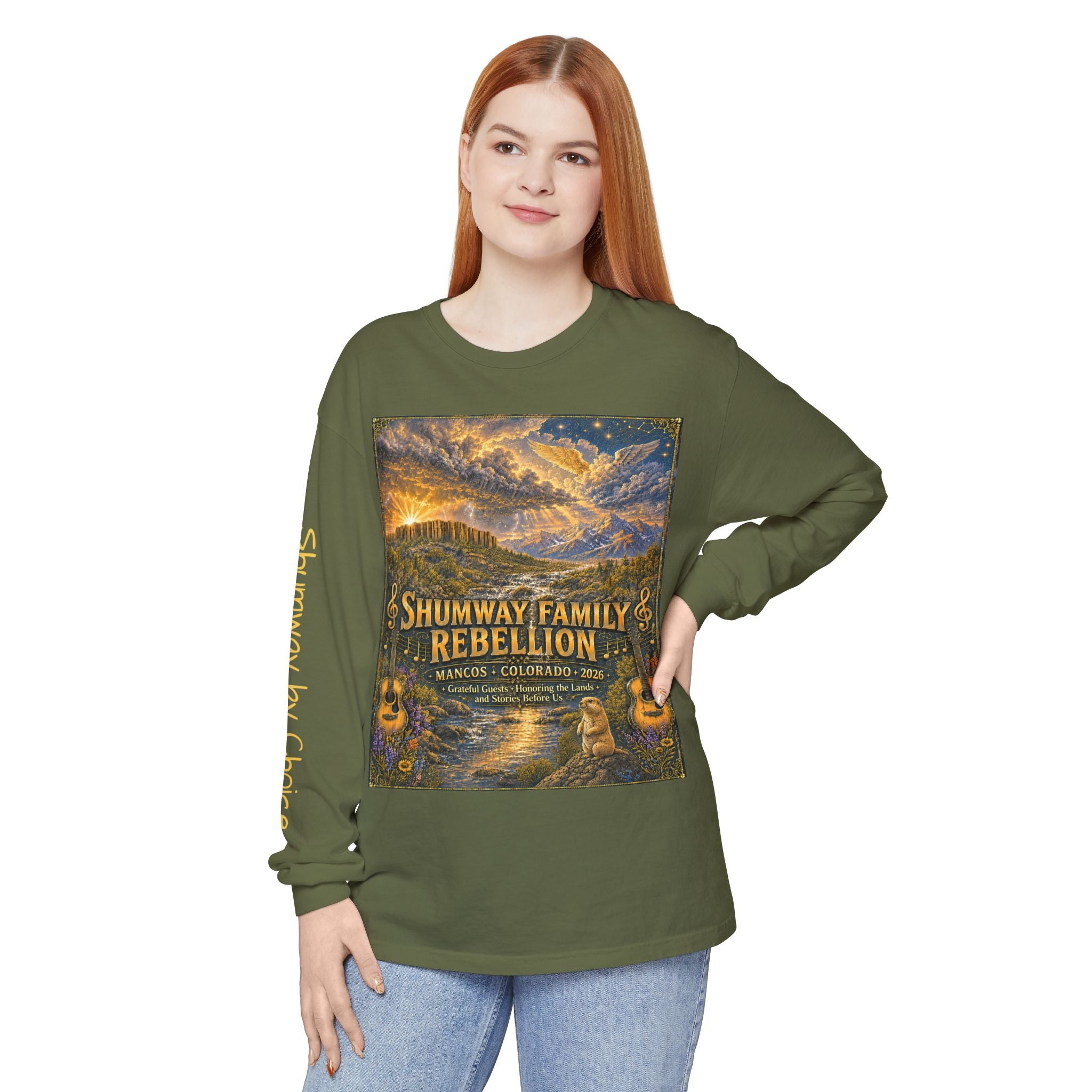 Shumway by Choice Family Rebellion Tour Long Sleeve Shirt | Band Poster Tee