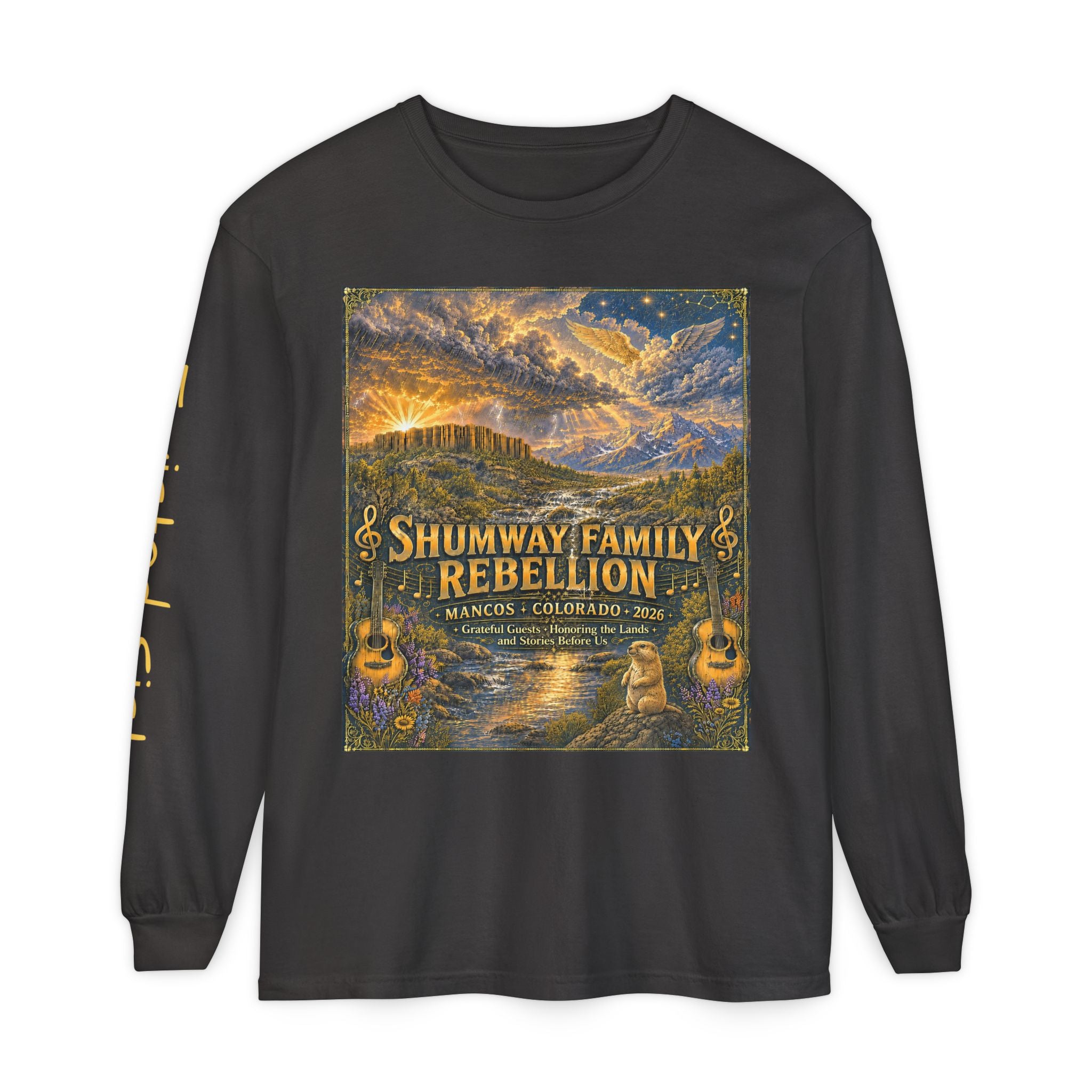 Twisted Sister - Shumway by Choice Family Rebellion Tour Long Sleeve Shirt | Band Poster Tee