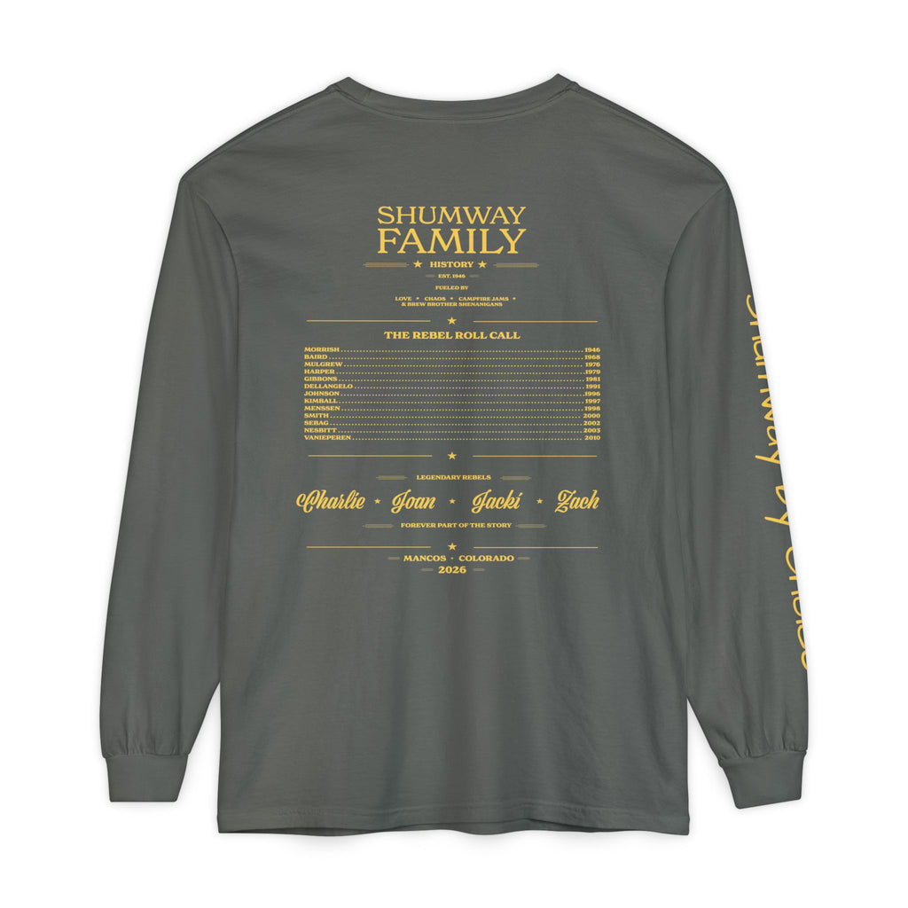 Shumway by Choice Family Rebellion Tour Long Sleeve Shirt | Band Poster Tee