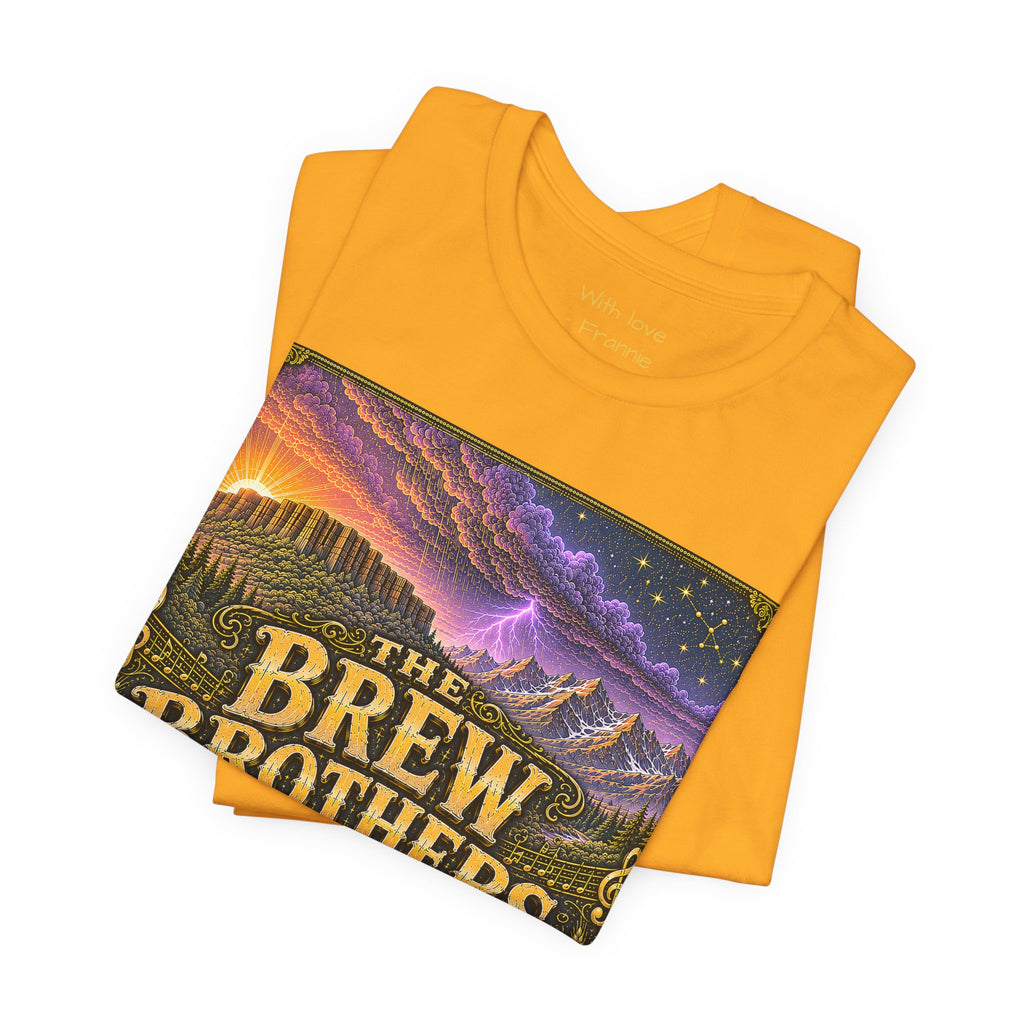 Brew Brother - Family Rebellion tour tee | Concert Poster T-shirt, Acoustic Folk Design