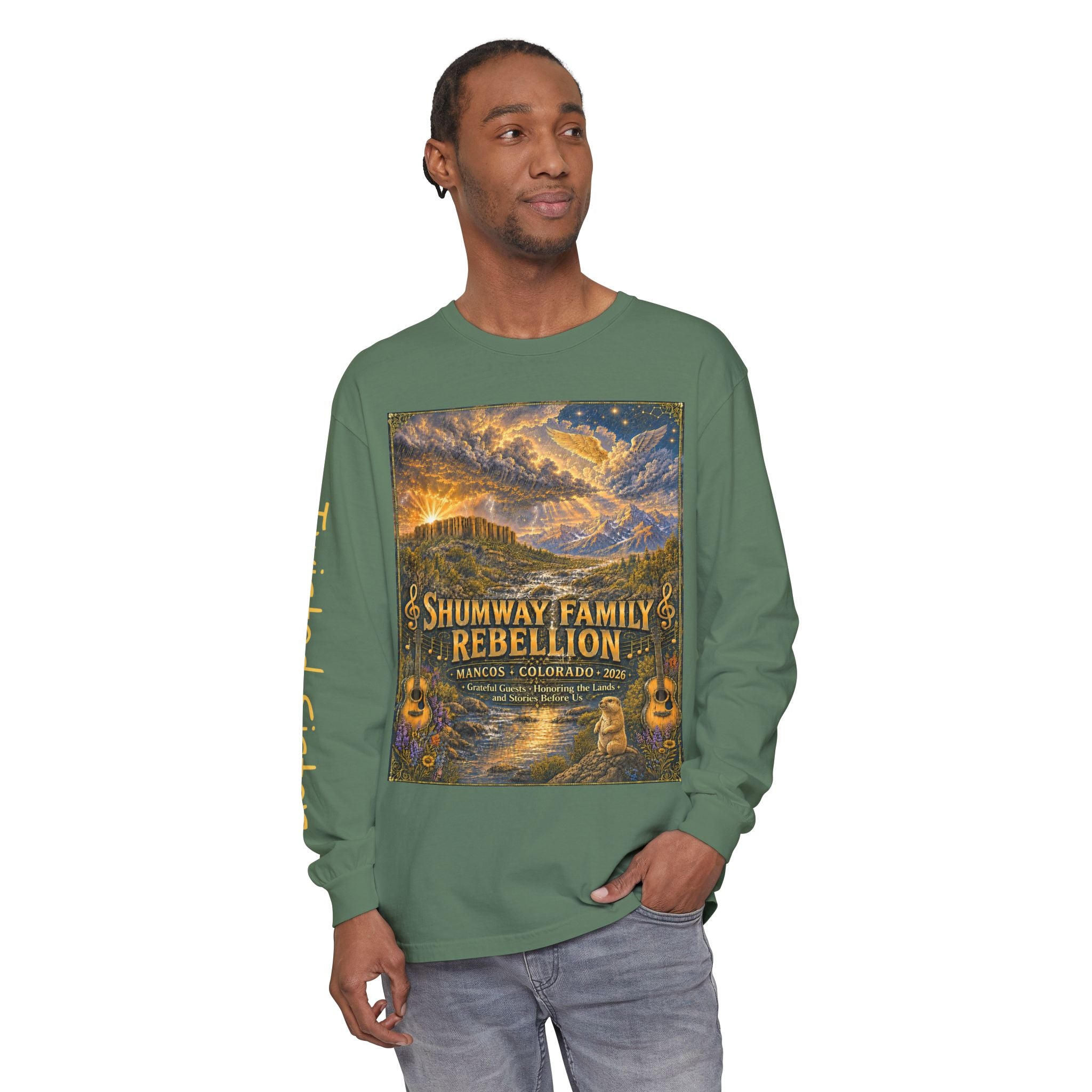 Twisted Sister - Shumway by Choice Family Rebellion Tour Long Sleeve Shirt | Band Poster Tee