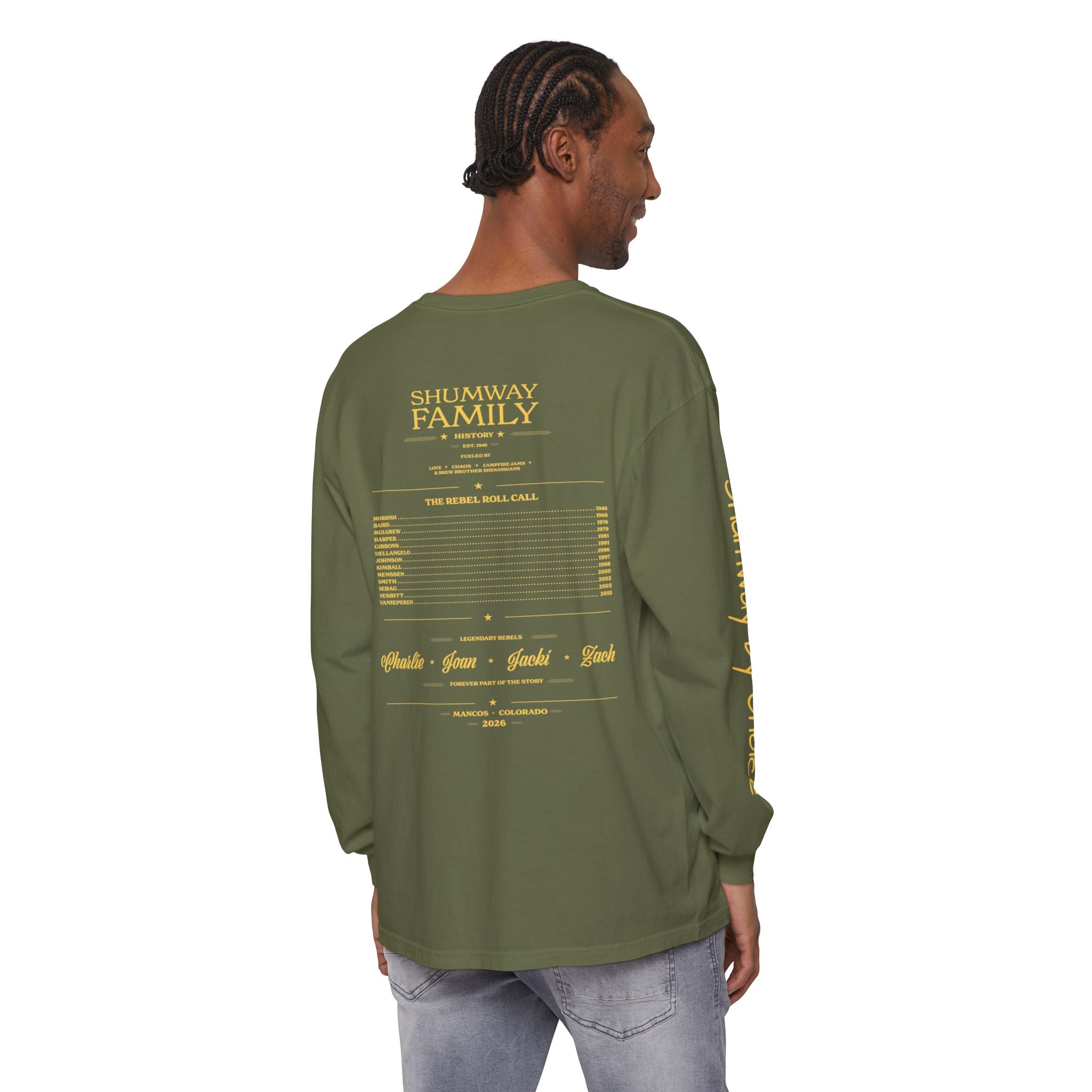 Shumway by Choice Family Rebellion Tour Long Sleeve Shirt | Band Poster Tee
