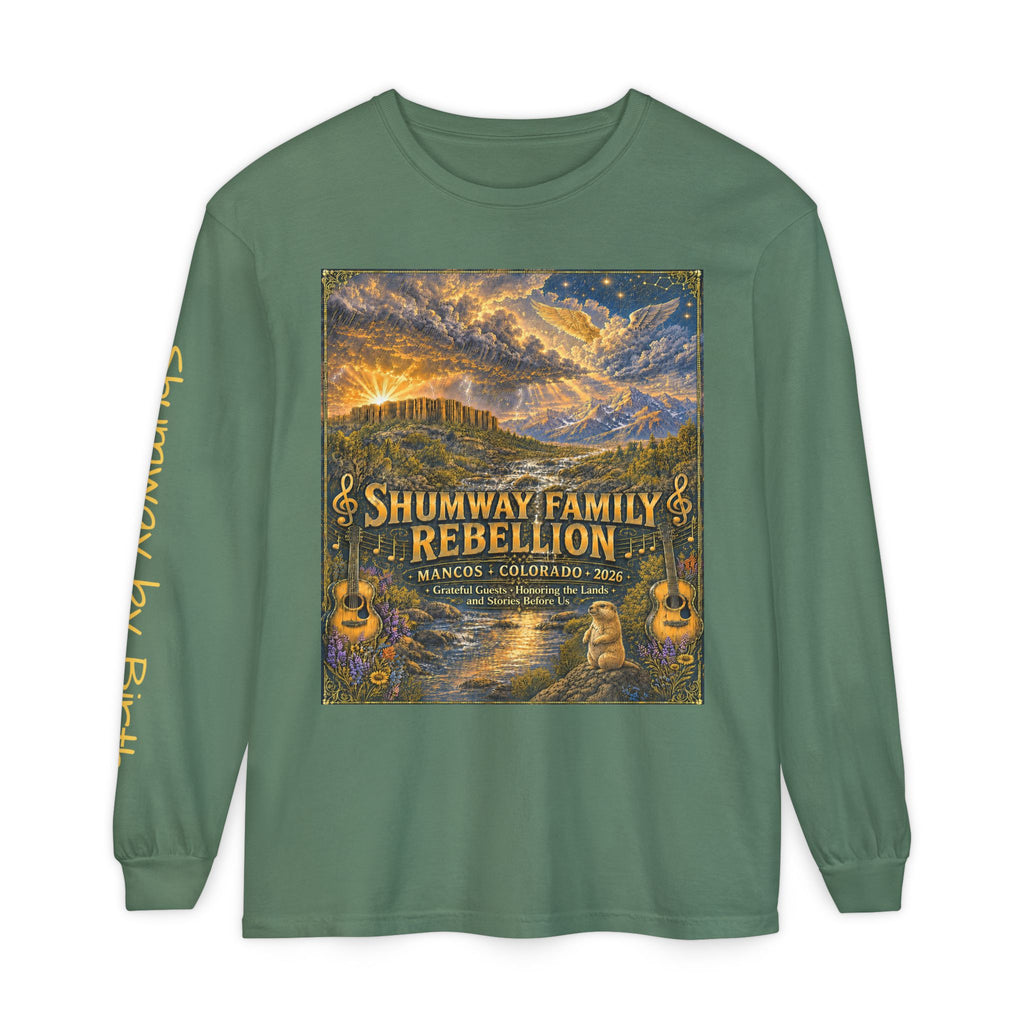 Shumway by Birth Family Rebellion Tour Long Sleeve Shirt | Band Poster Tee