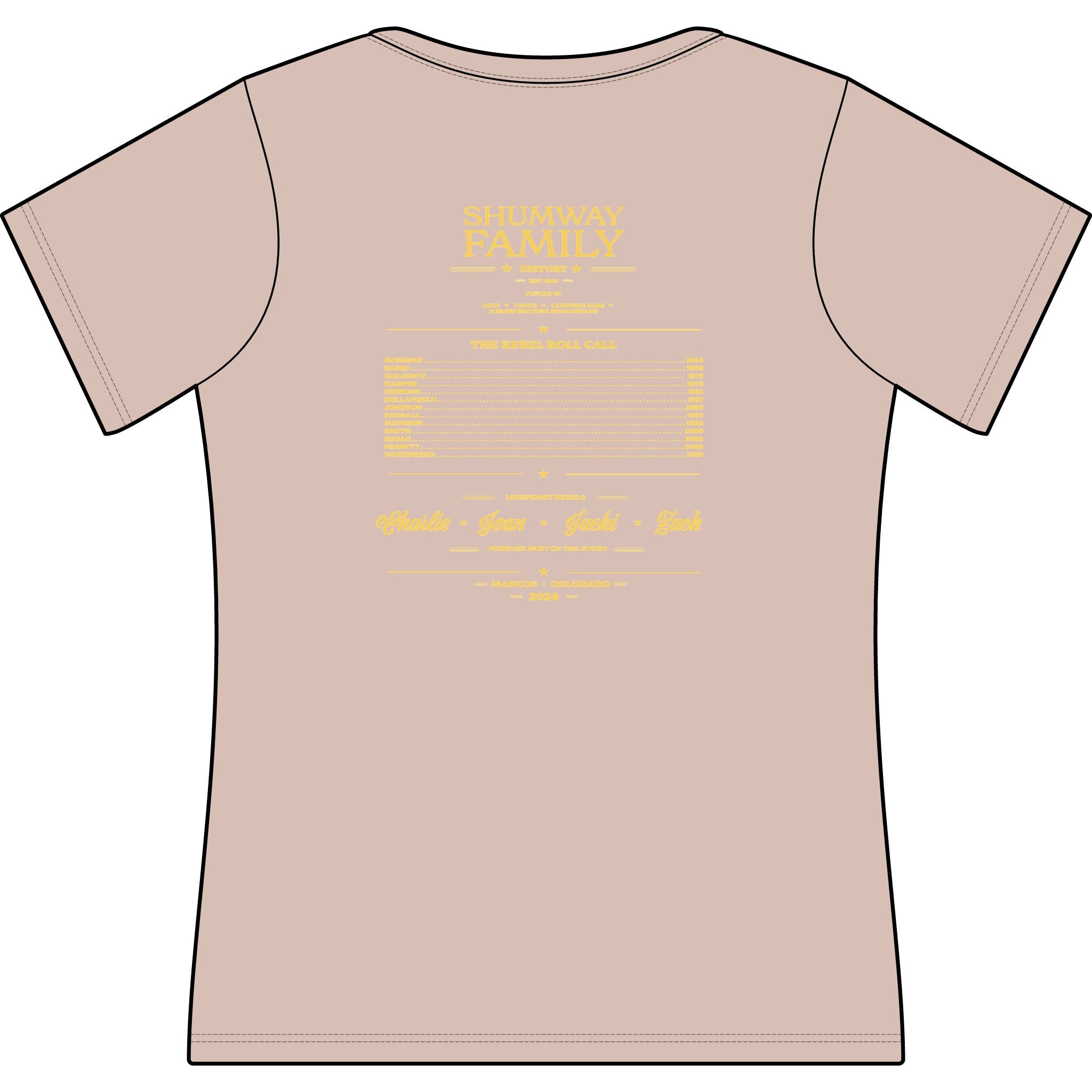 Shumway Family Rebellion Poster Tee
