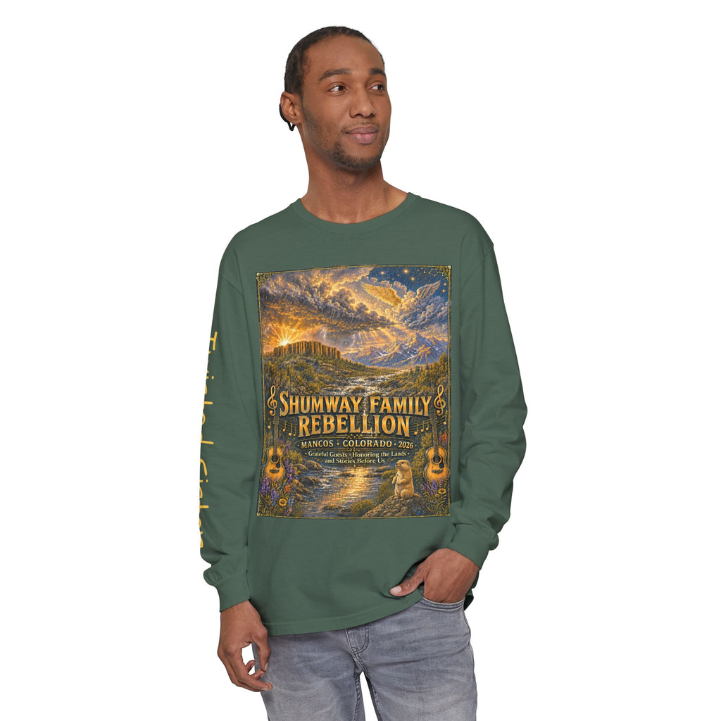 Twisted Sister - Shumway by Choice Family Rebellion Tour Long Sleeve Shirt | Band Poster Tee