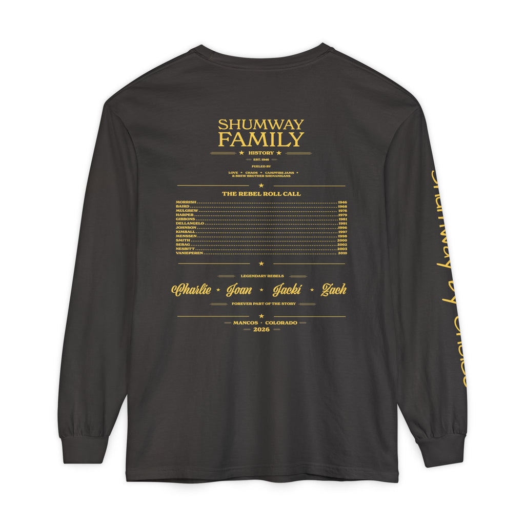 Shumway by Choice Family Rebellion Tour Long Sleeve Shirt | Band Poster Tee