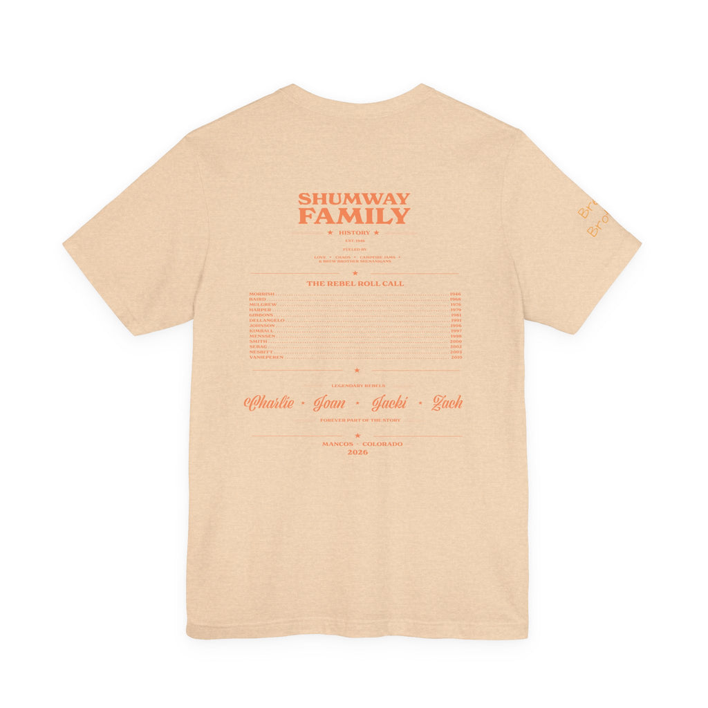 Brew Brother - Family Rebellion tour tee | Concert Poster T-shirt, Acoustic Folk Design