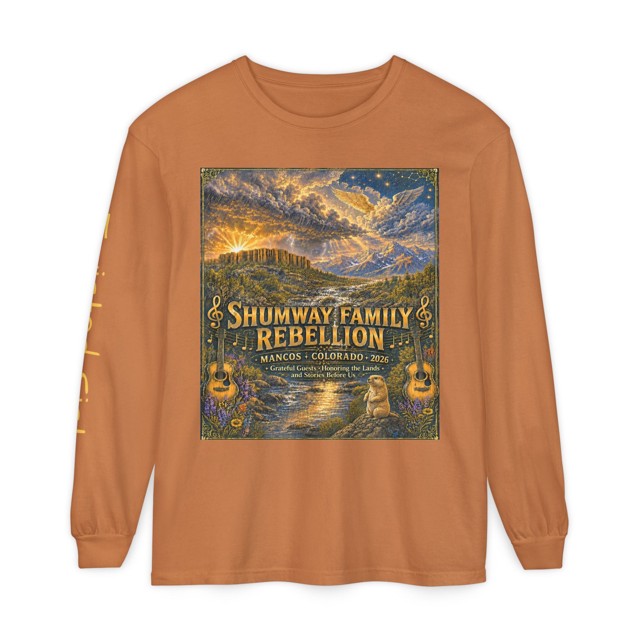 Twisted Sister - Shumway by Choice Family Rebellion Tour Long Sleeve Shirt | Band Poster Tee