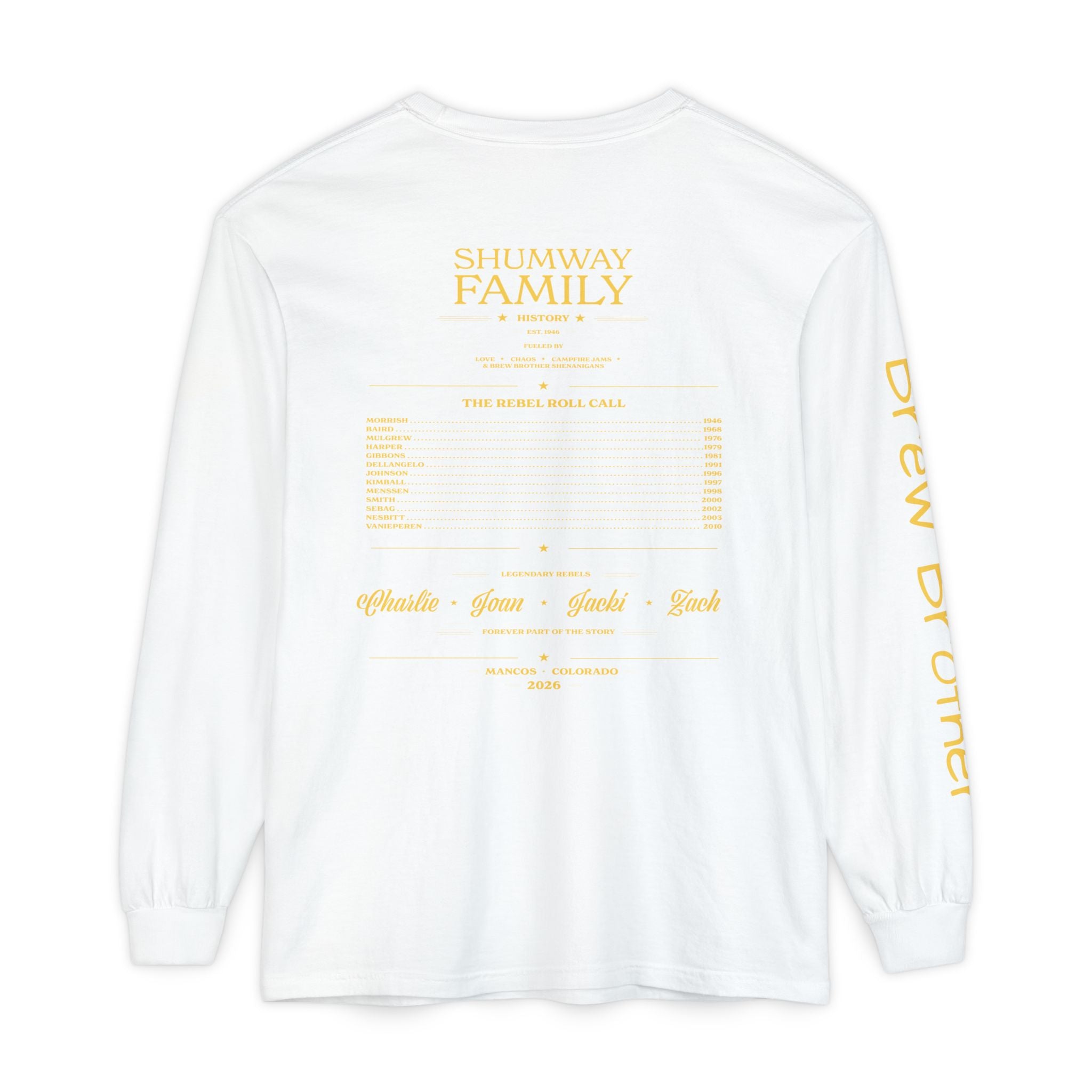 Brew Brother - Family Rebellion Tour Long Sleeve Shirt | Band Poster Tee