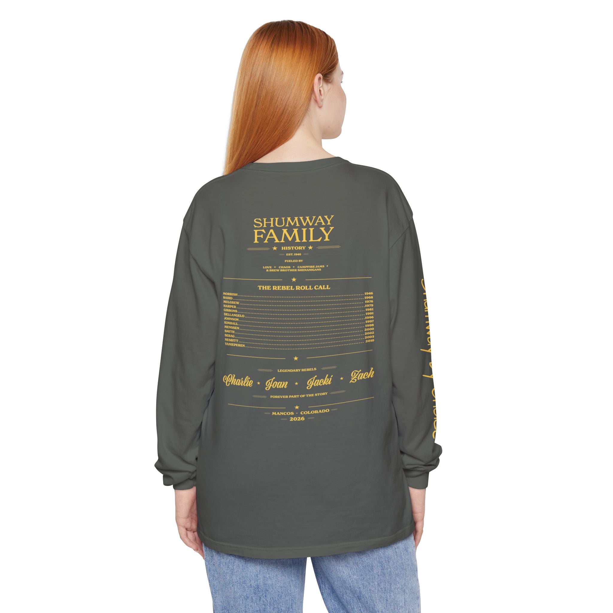Shumway by Choice Family Rebellion Tour Long Sleeve Shirt | Band Poster Tee