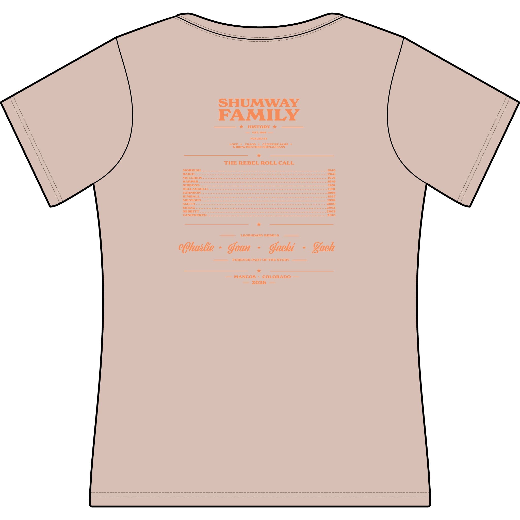 The Twisted Sisters Shumway Family Rebellion Poster Tee