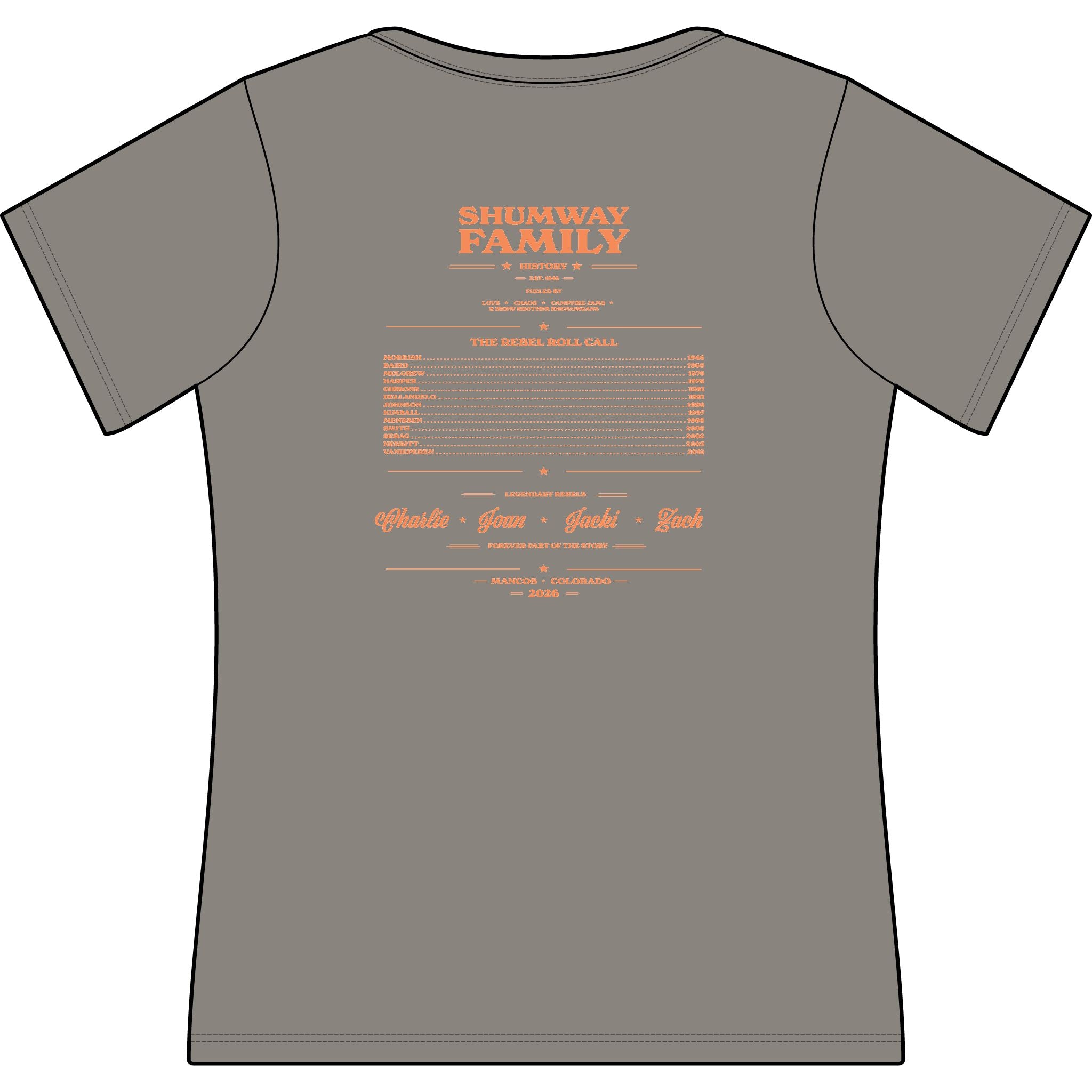 The Twisted Sisters Shumway Family Rebellion Poster Tee