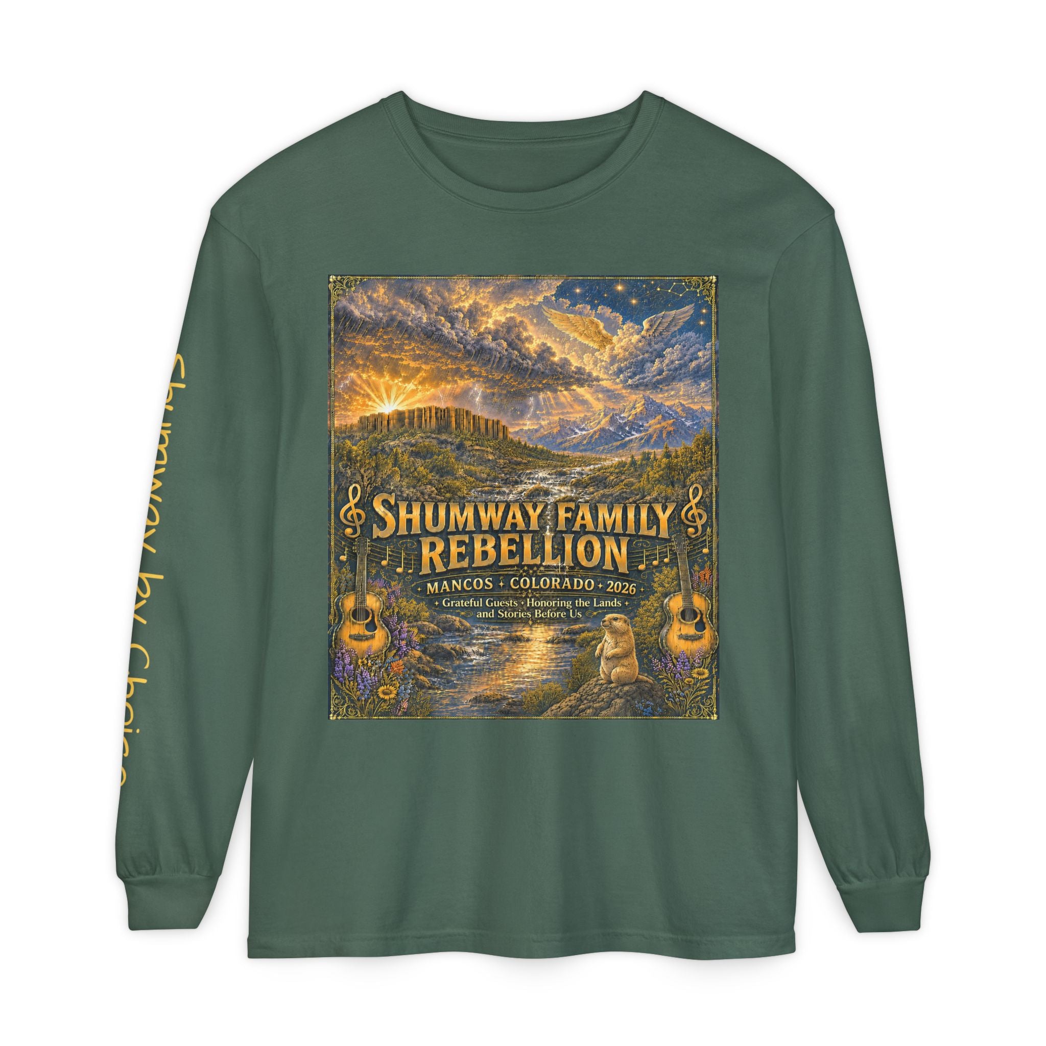 Shumway by Choice Family Rebellion Tour Long Sleeve Shirt | Band Poster Tee