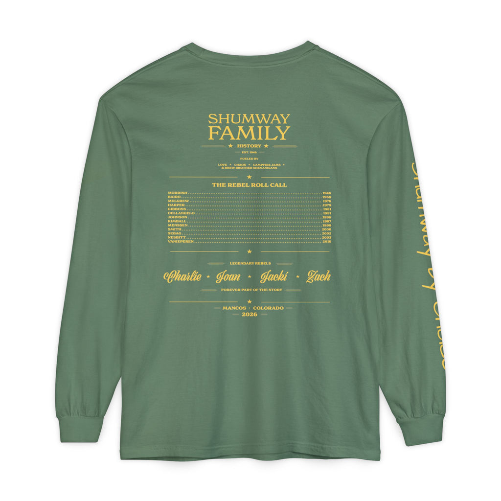 Shumway by Choice Family Rebellion Tour Long Sleeve Shirt | Band Poster Tee
