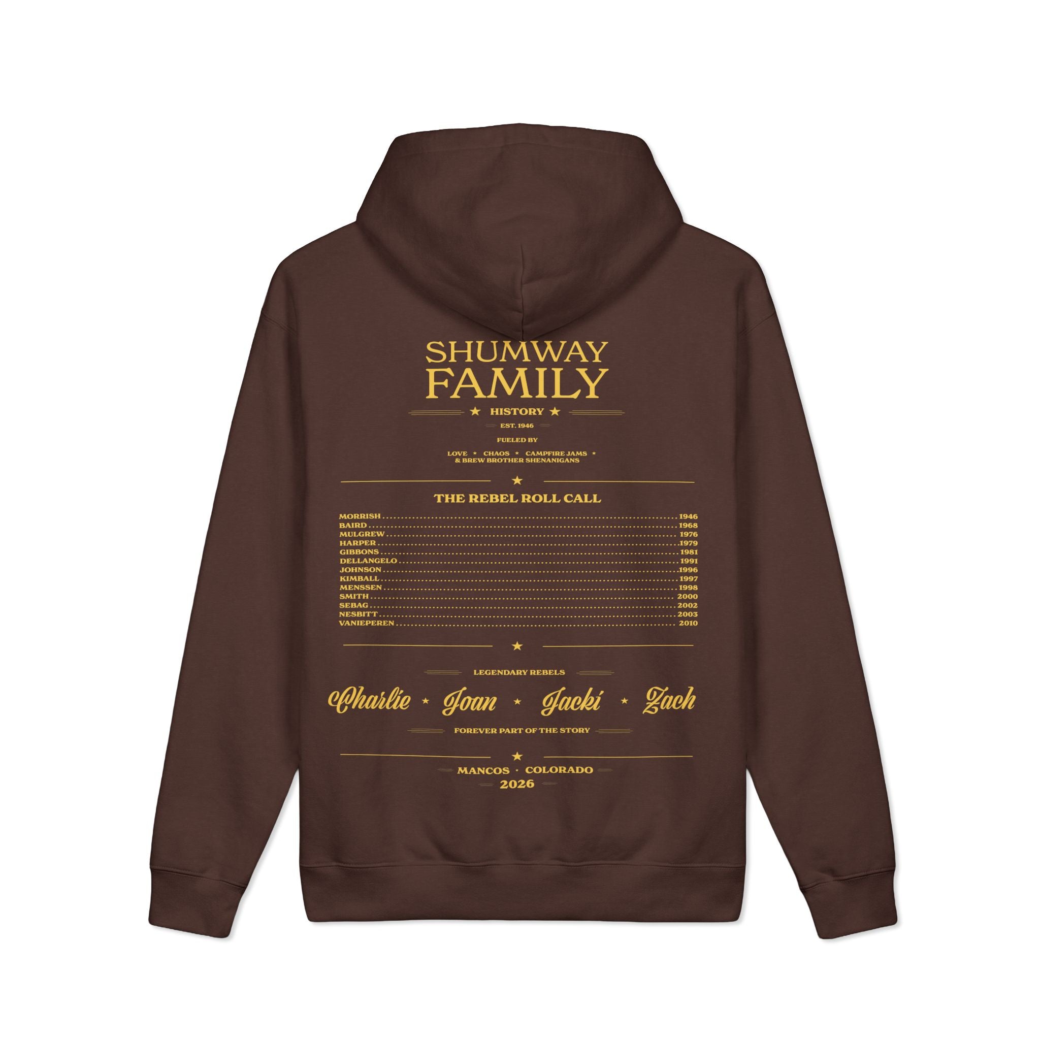 The Twisted Sisters Flower Shumway Family Rebellion Hoodie | Vintage Landscape Illustration