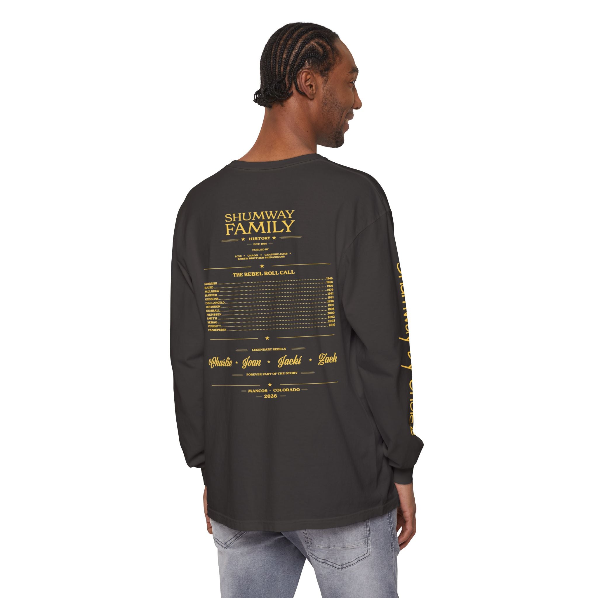 Shumway by Choice Family Rebellion Tour Long Sleeve Shirt | Band Poster Tee