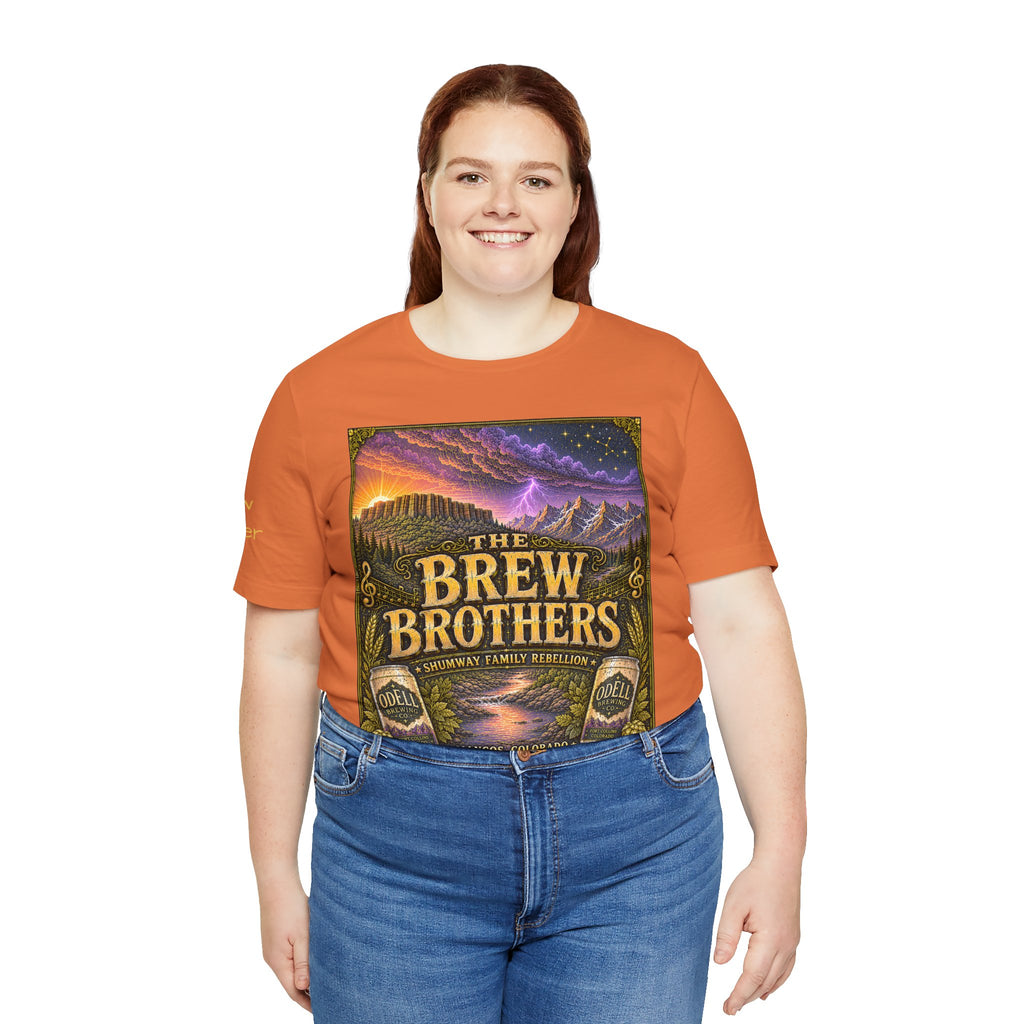 Brew Brother - Family Rebellion tour tee | Concert Poster T-shirt, Acoustic Folk Design