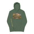 Twisted Sister - Shumway Mountain Lake Sunset hoodie | Vintage Landscape, Script Sleeve
