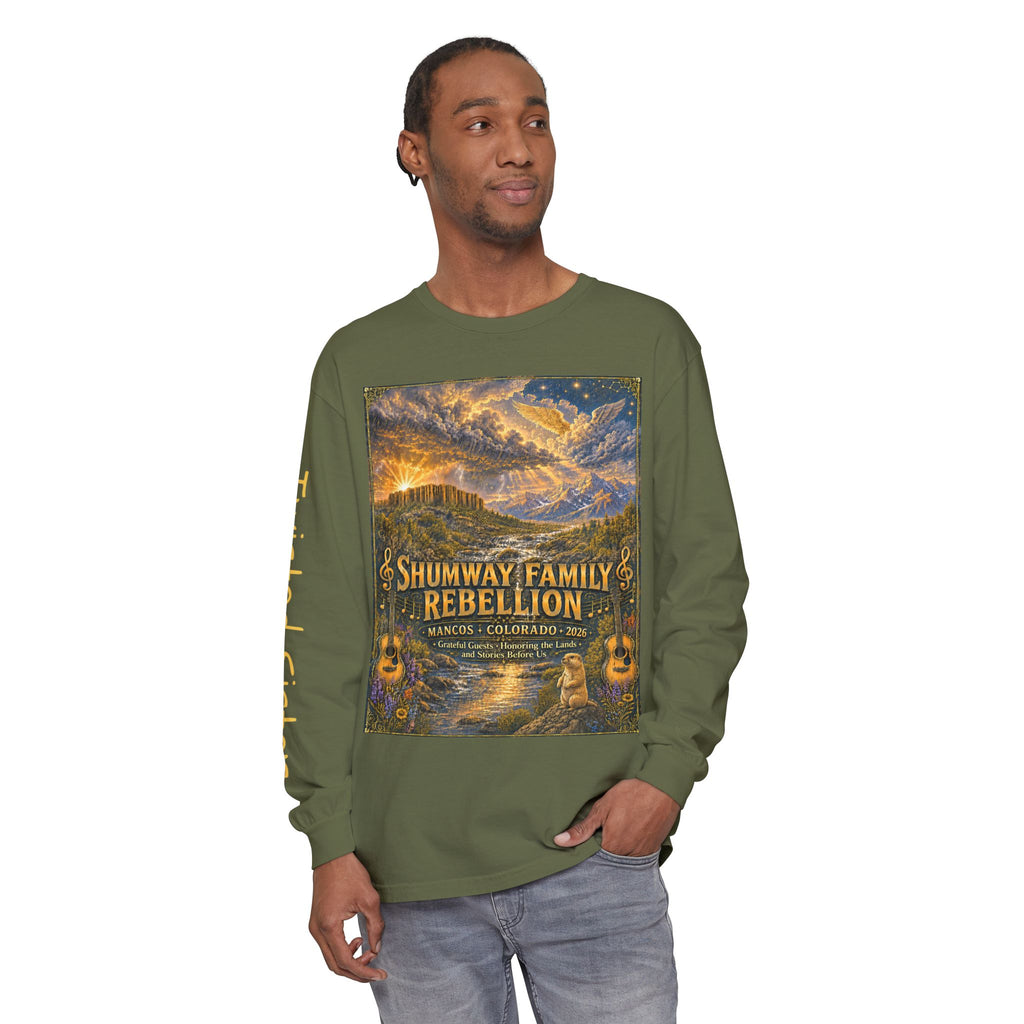 Twisted Sister - Shumway by Choice Family Rebellion Tour Long Sleeve Shirt | Band Poster Tee