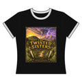 The Twisted Sisters Shumway Family Rebellion poster art Ringer Tee | Tornado concert graphic tee