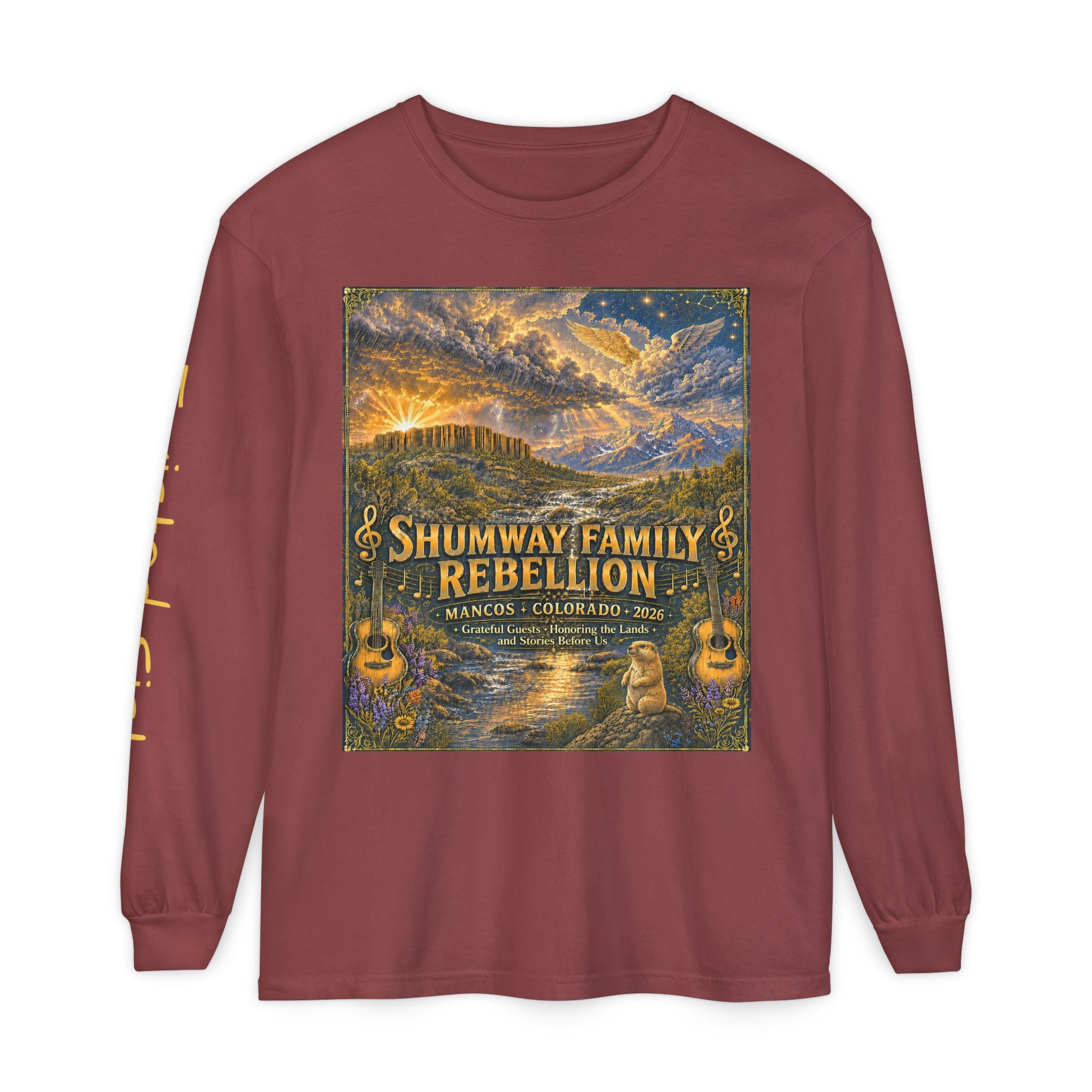 Twisted Sister - Shumway by Choice Family Rebellion Tour Long Sleeve Shirt | Band Poster Tee