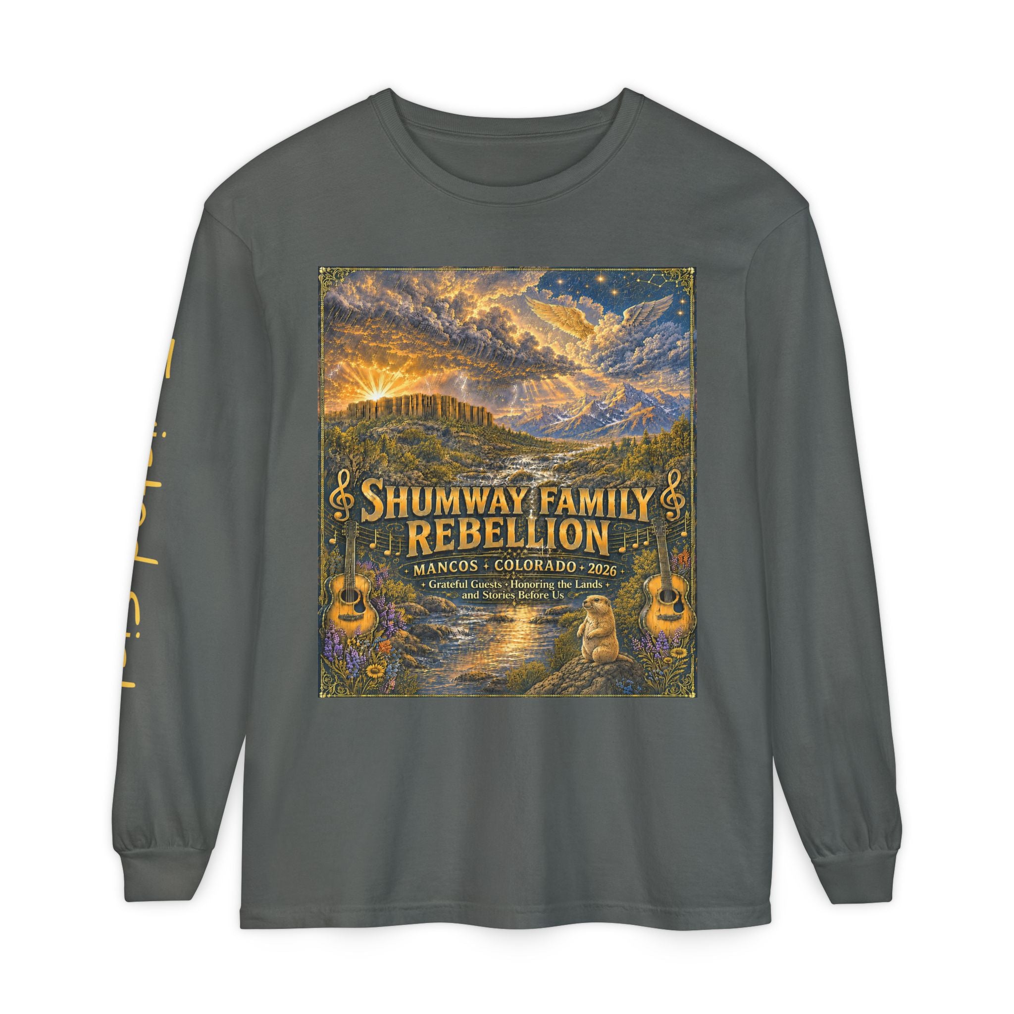 Twisted Sister - Shumway by Choice Family Rebellion Tour Long Sleeve Shirt | Band Poster Tee