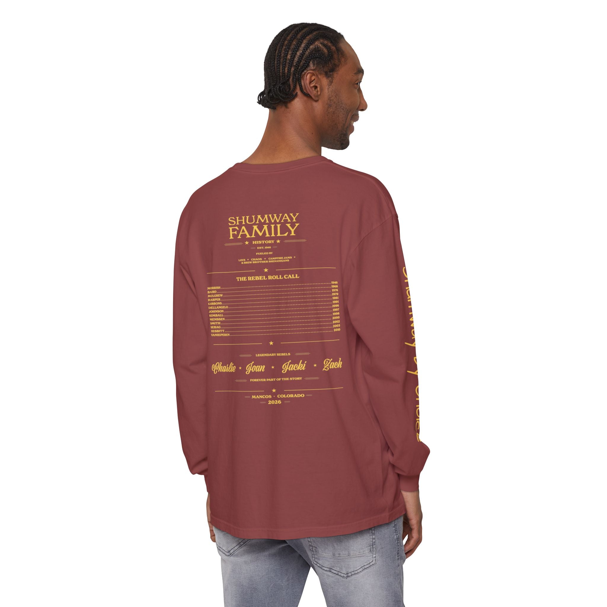 Shumway by Choice Family Rebellion Tour Long Sleeve Shirt | Band Poster Tee