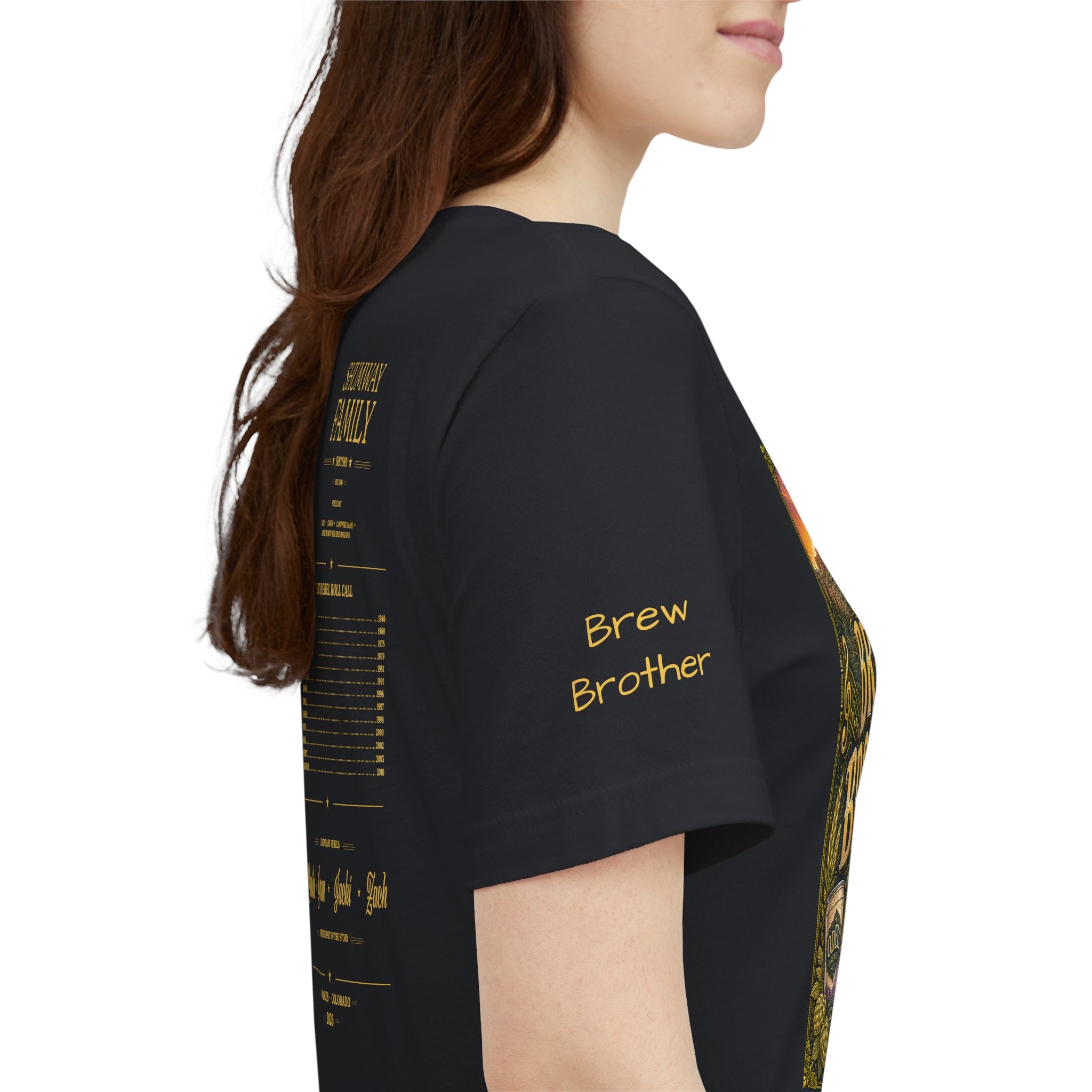 Brew Brother - Family Rebellion tour tee | Concert Poster T-shirt, Acoustic Folk Design